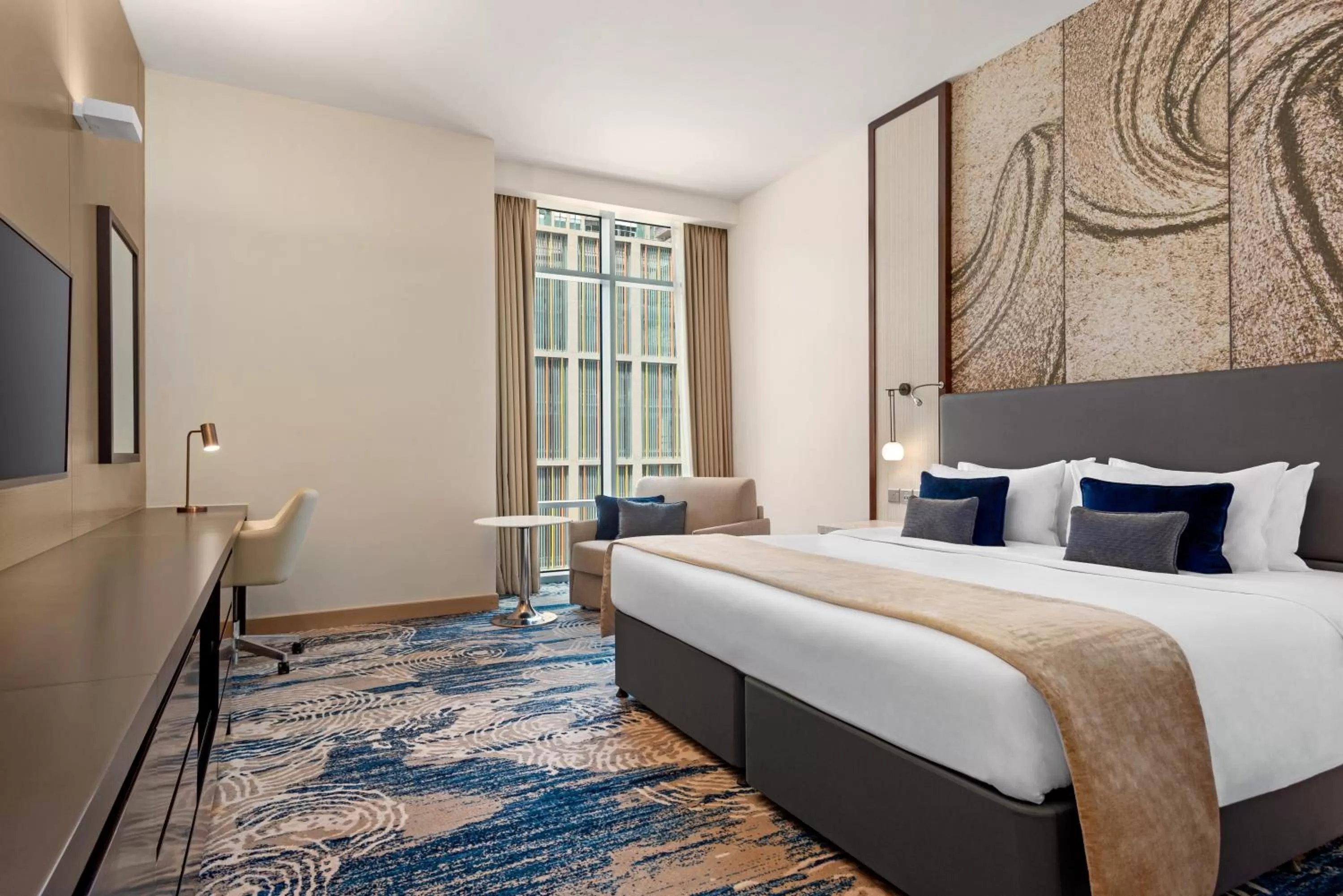 Bedroom, Bed in Wyndham Dubai Deira