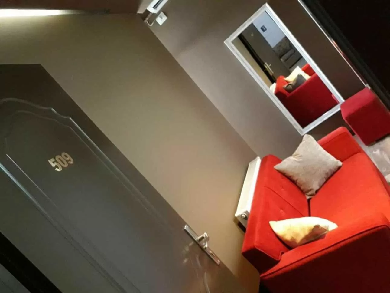 Decorative detail in Hotel The First