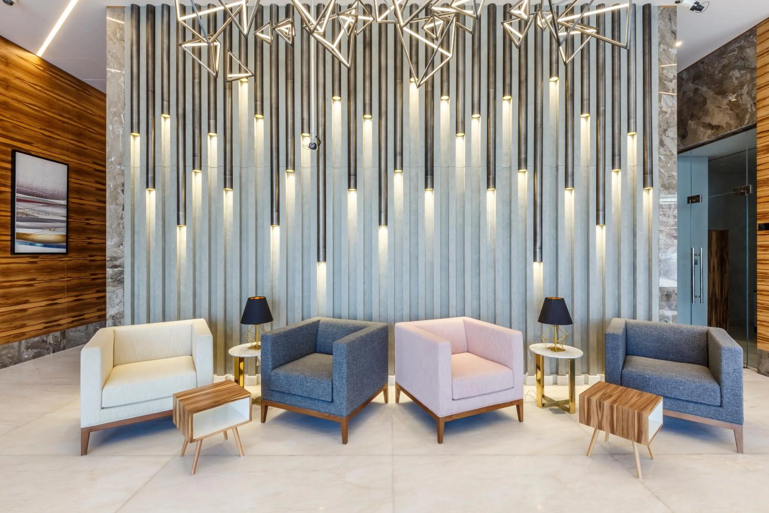 Lobby or reception in S19 Hotel-Al Jaddaf Metro Station