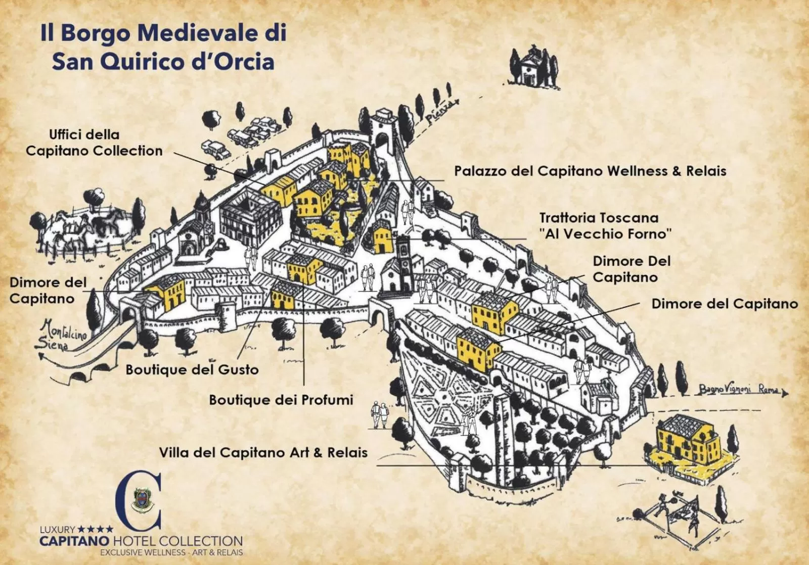 Property logo or sign in PALAZZO DEL CAPITANO Wellness & Relais - Luxury Borgo Capitano Collection