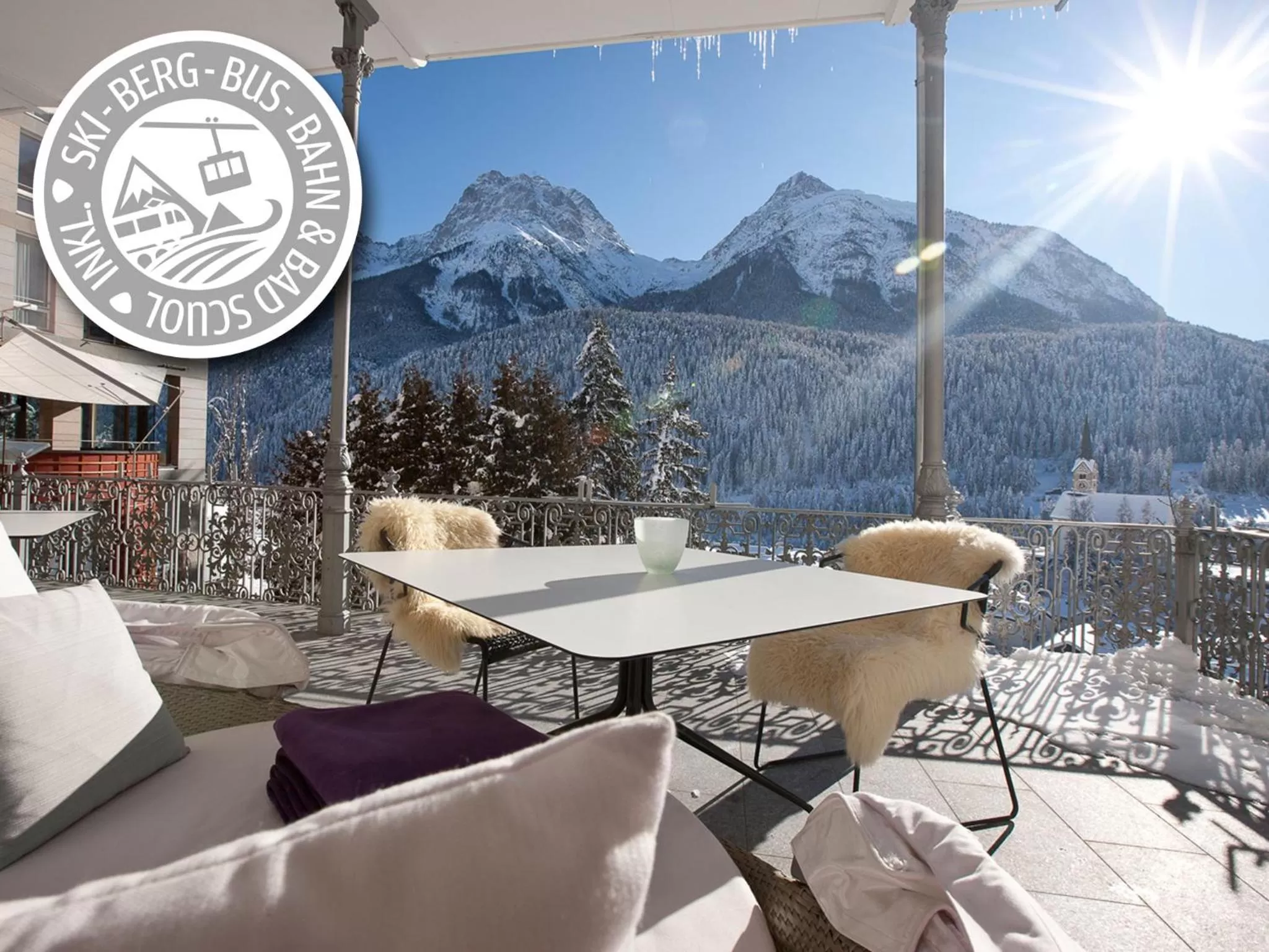 Winter in Hotel Belvedere Scuol