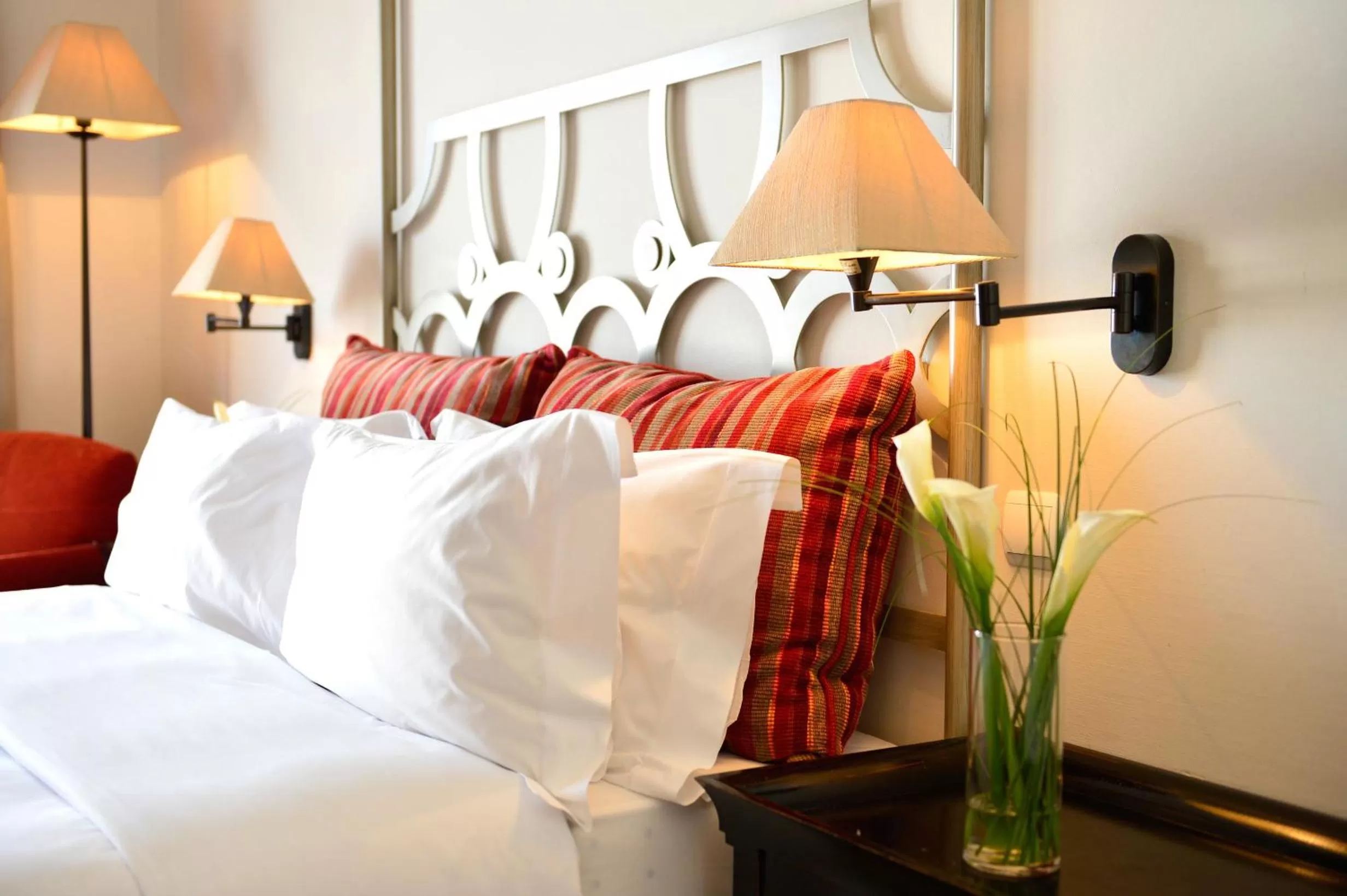 Decorative detail, Bed in Pousada Convento de Tavira