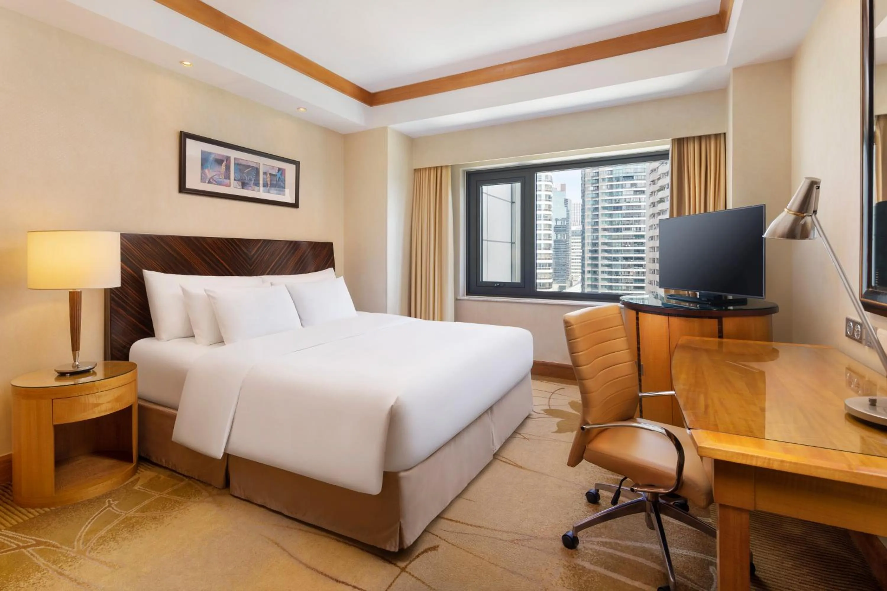 Bed in Radisson Collection Hotel, Yangtze Shanghai