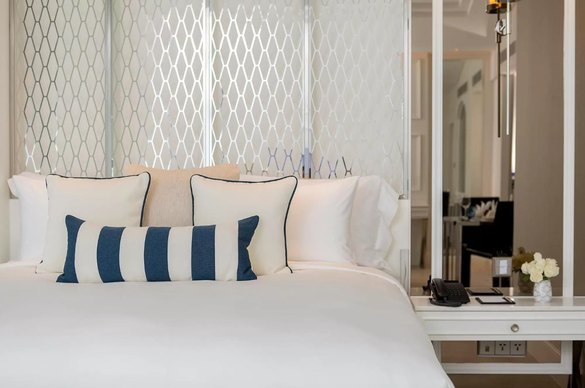 Bed in De Princess Hotel Udonthani