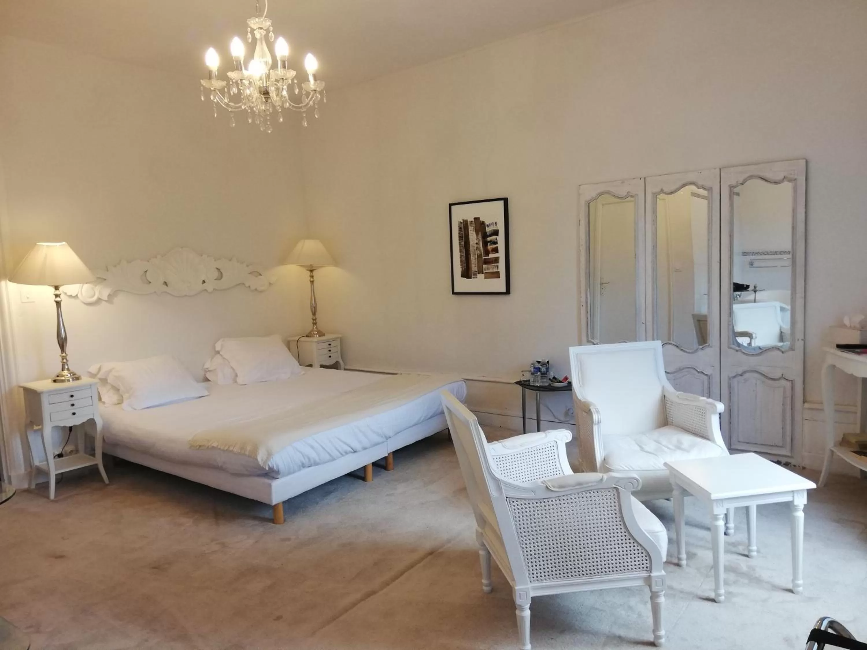 Bed in Château Les 4 Saisons