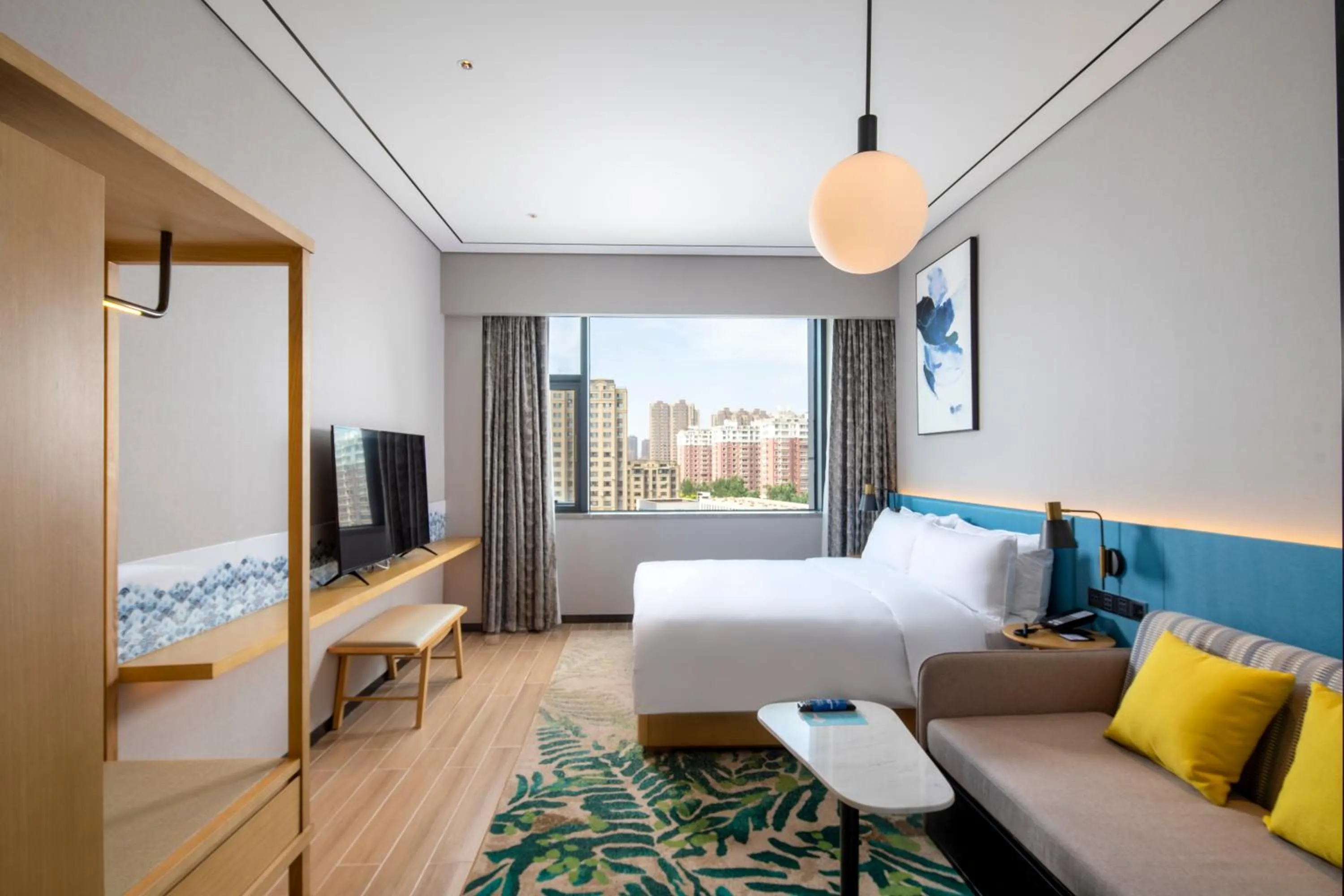 Bedroom, Bed in Hilton Garden Inn Changchun Economic Development Zone
