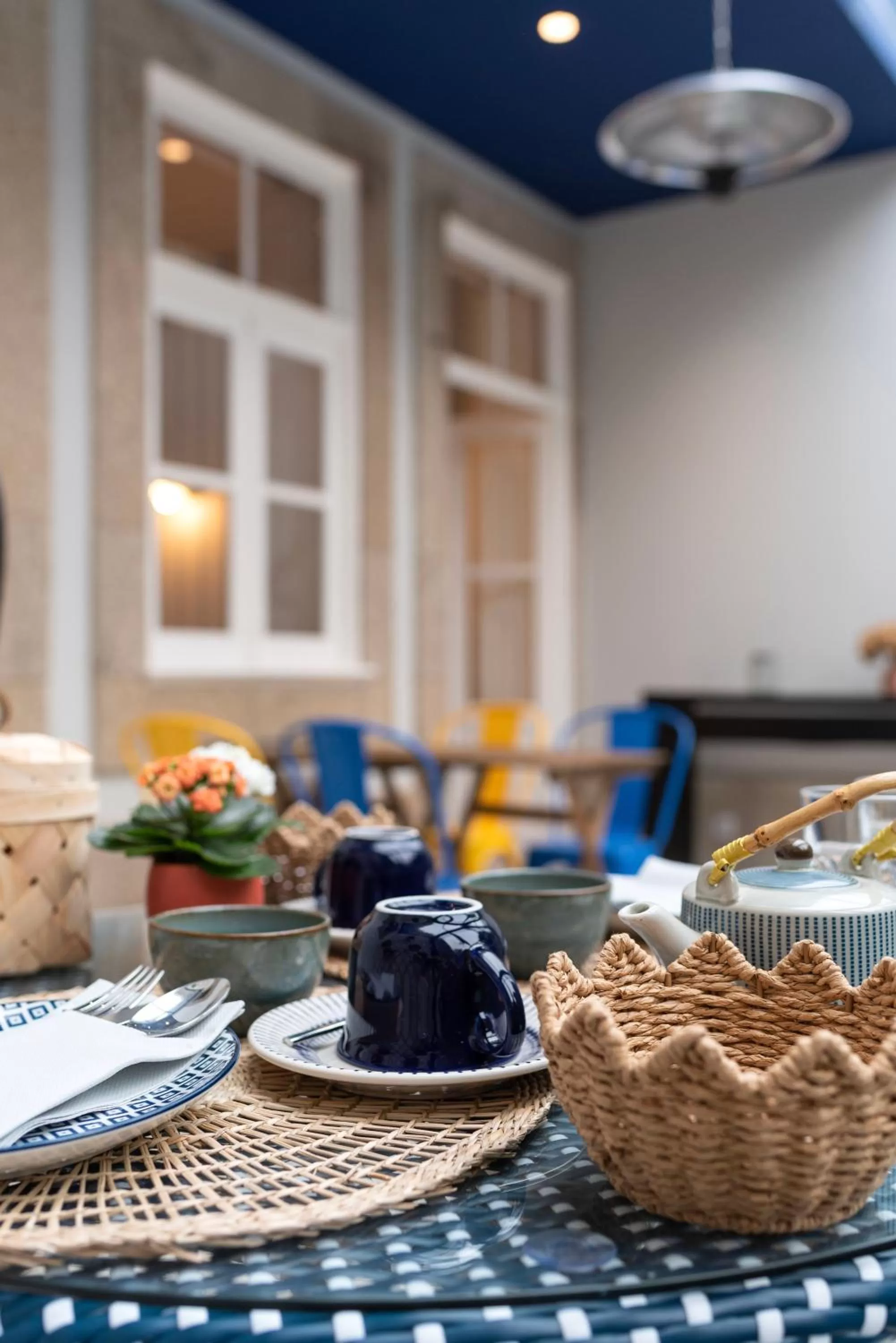 Breakfast in Blau 1911