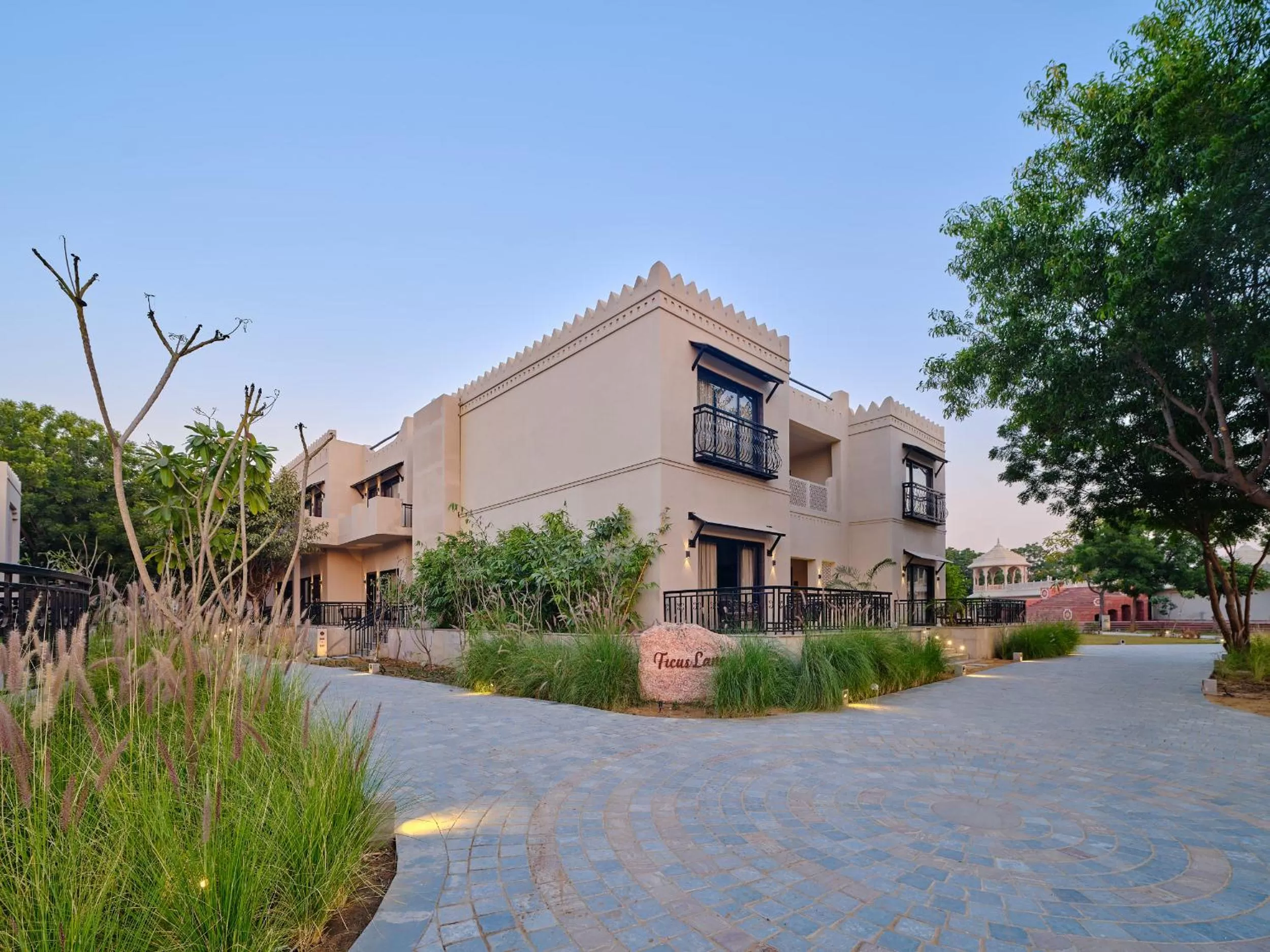 Facade/entrance in Pride Amber Vilas Resort & Convention Centre