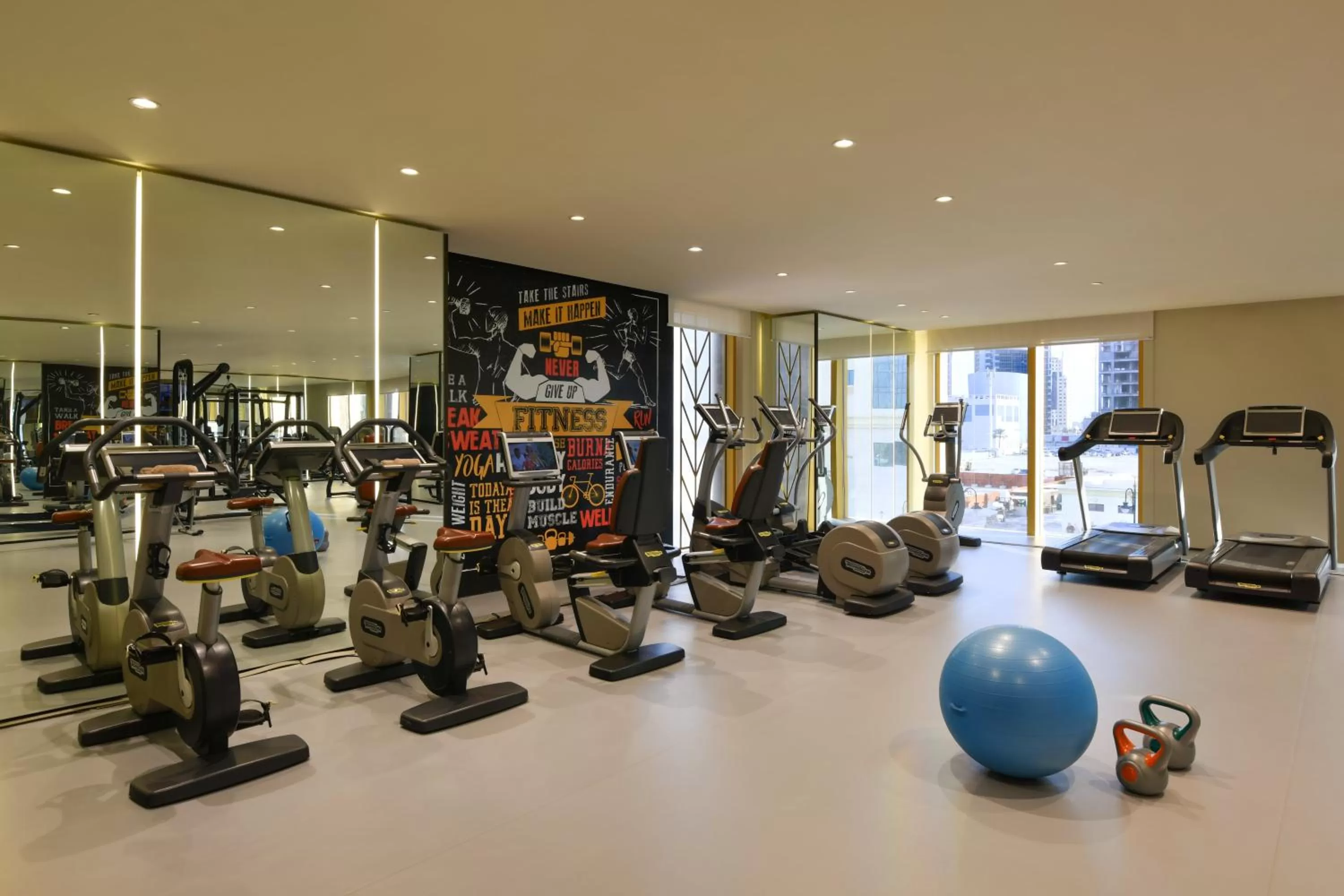 Fitness centre/facilities in voco Doha West Bay Suites by IHG