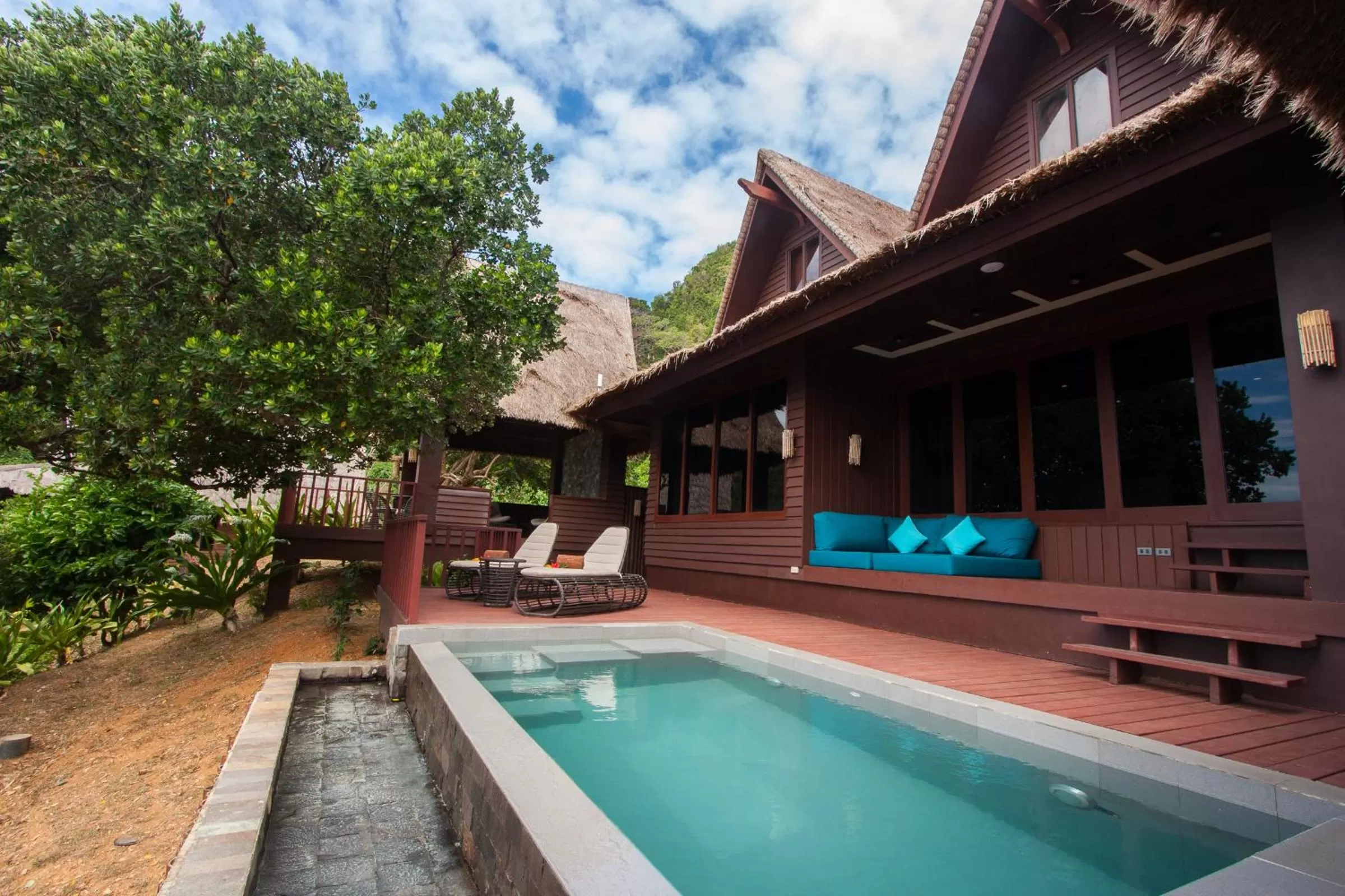 Patio in Cauayan Island Resort and Spa