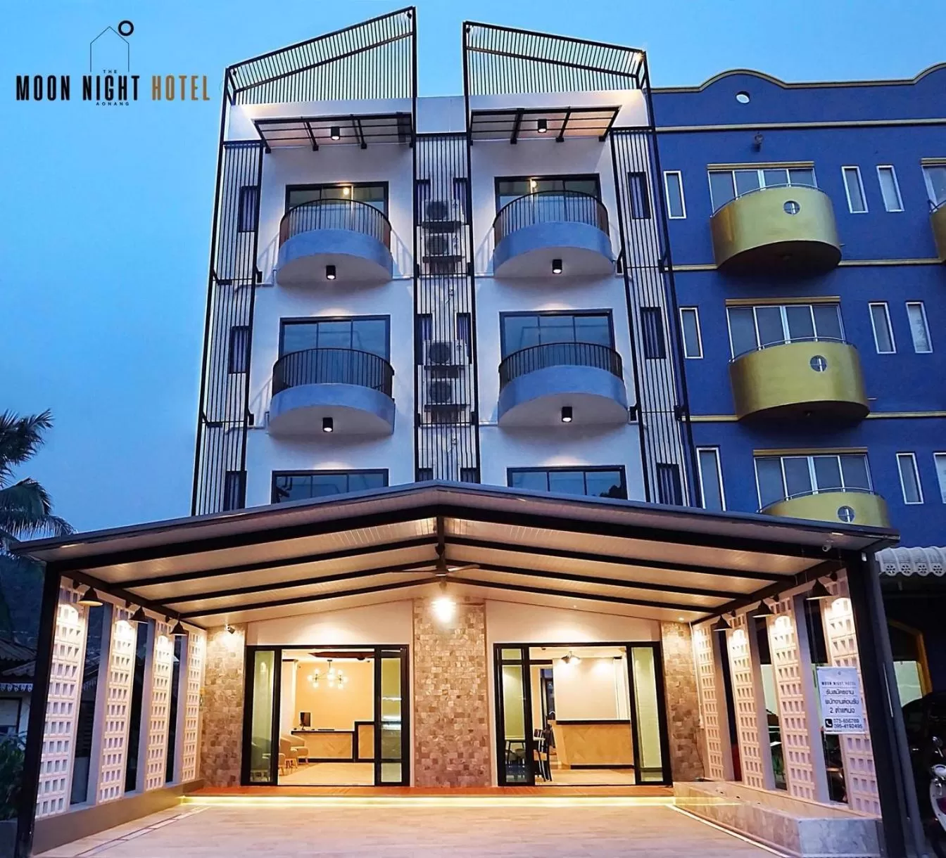 Property building in The Moon Night Ao Nang Hotel