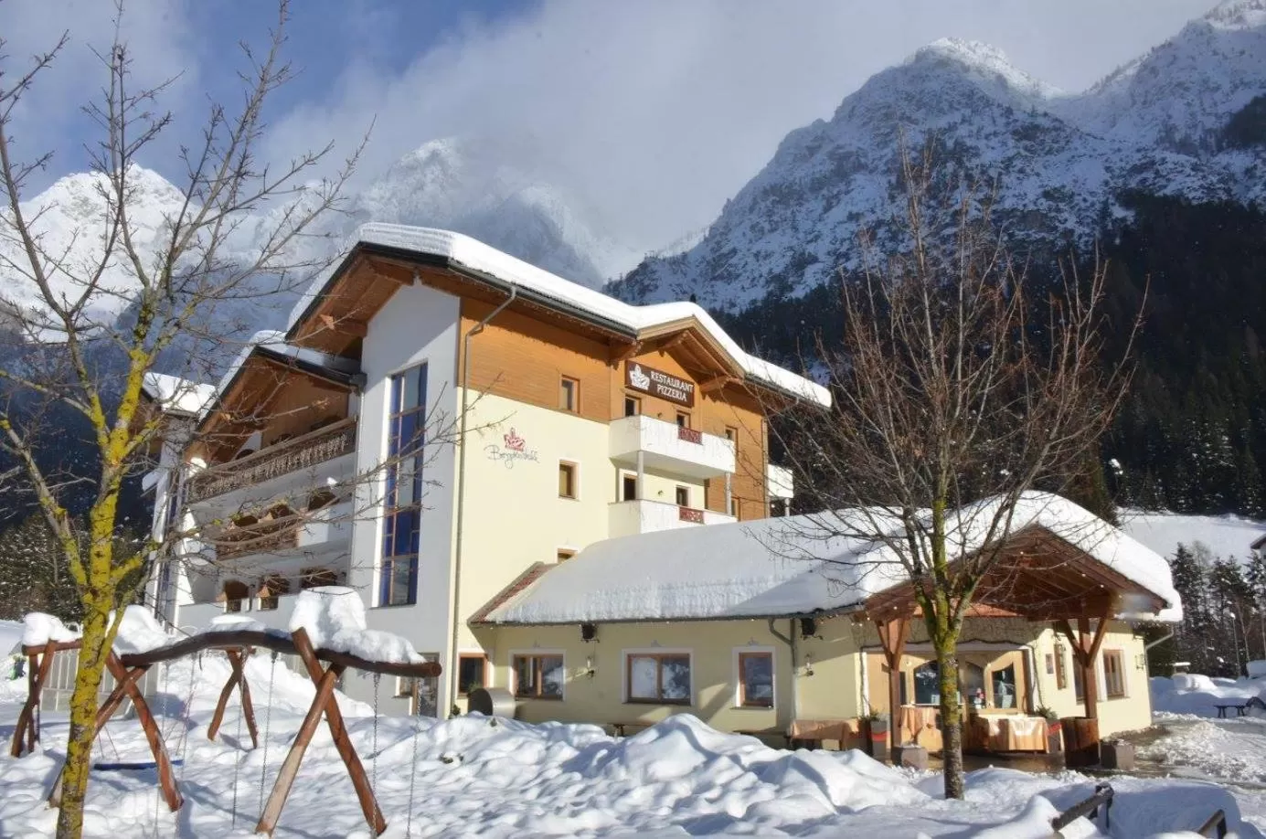 Property building in Hotel Bergkristall