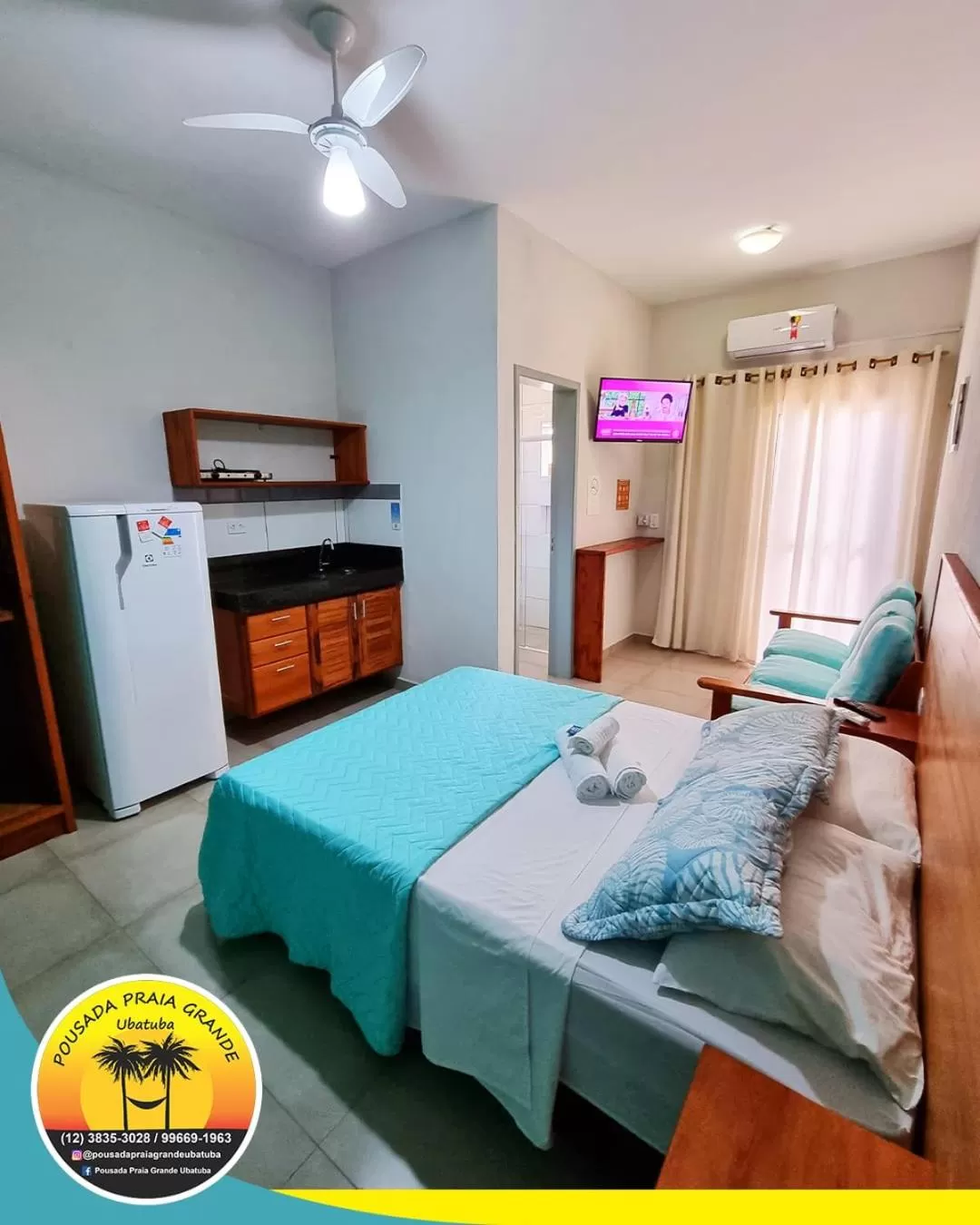 Photo of the whole room, Bed in Pousada Praia Grande