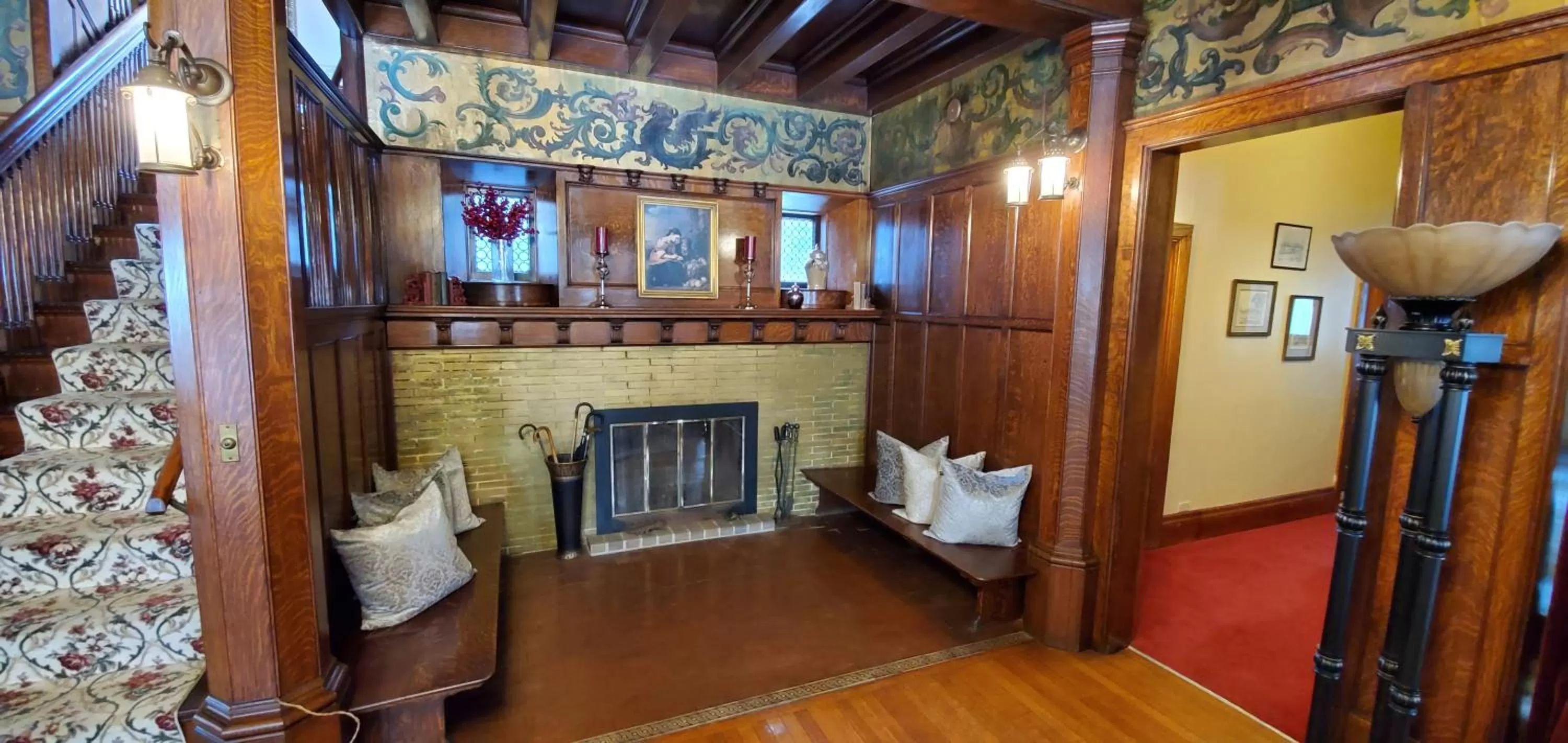 Decorative detail in Saravilla Bed & Breakfast