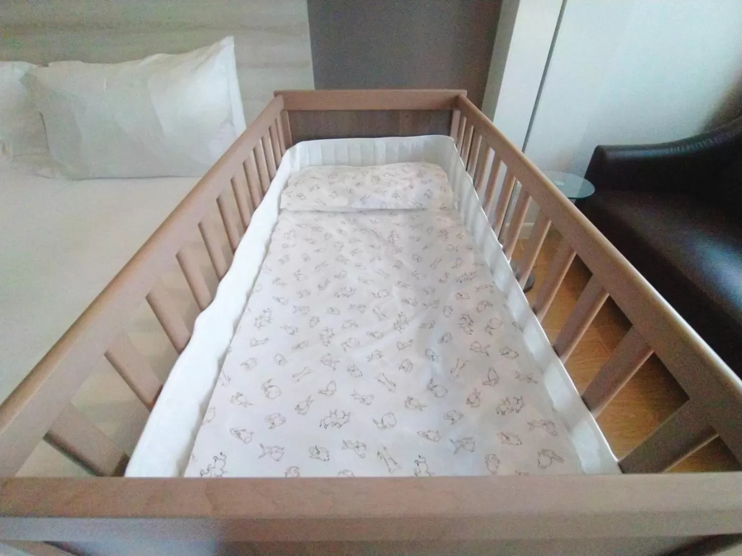 Bed in The Farm House Hotel Ranong