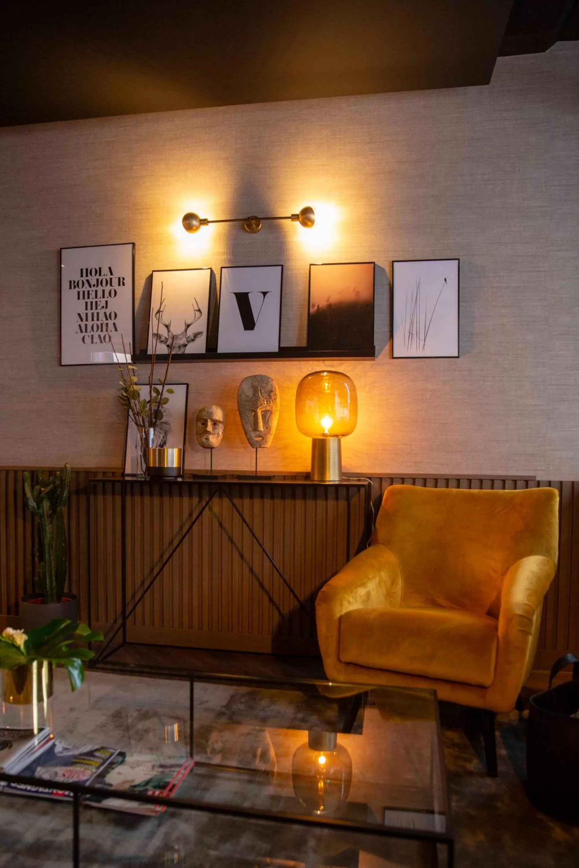 Lobby or reception in Hôtel Restaurant Vaillant Colmar Nord