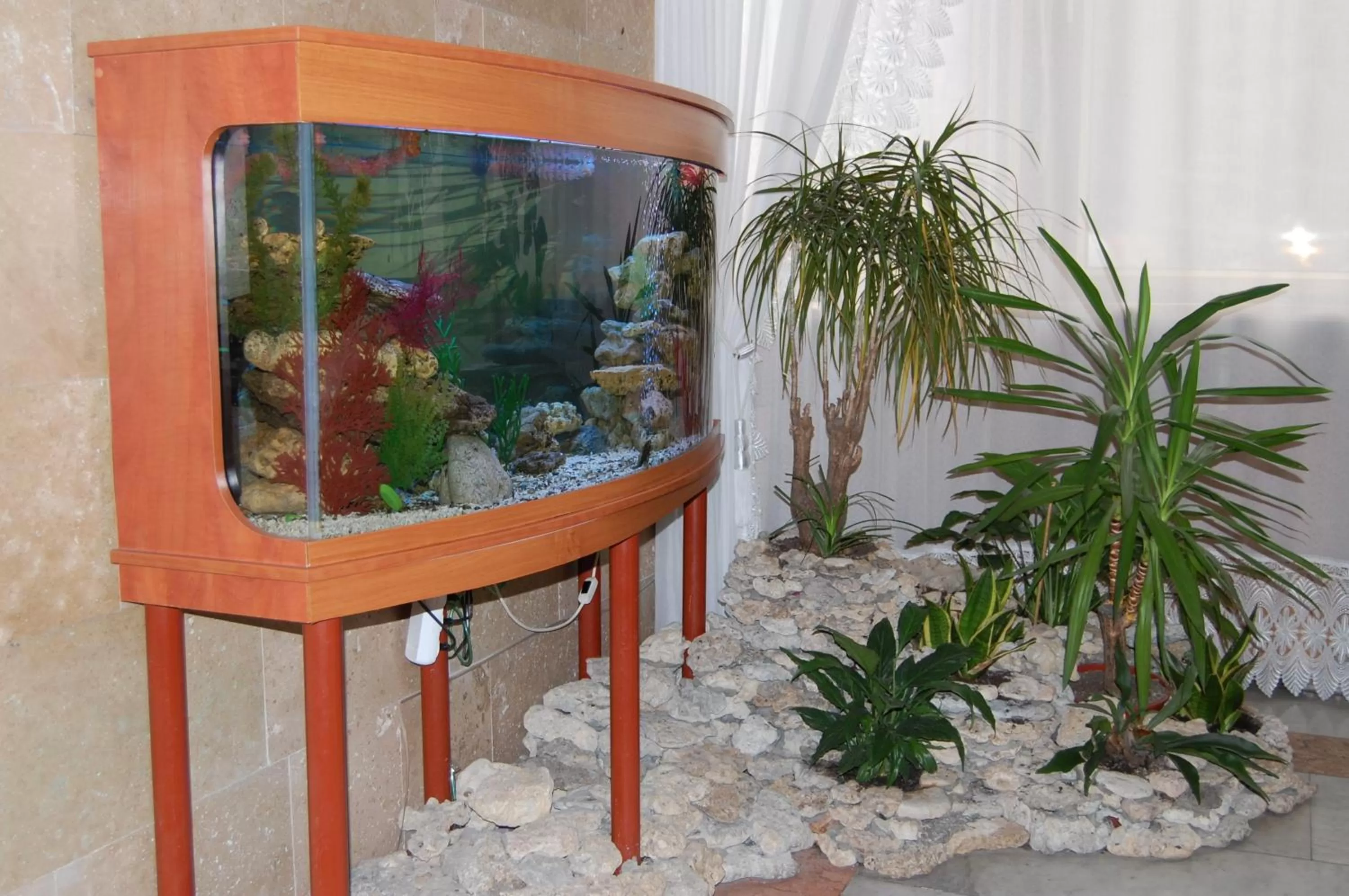 Lobby or reception in Hotel Prydesnyansky