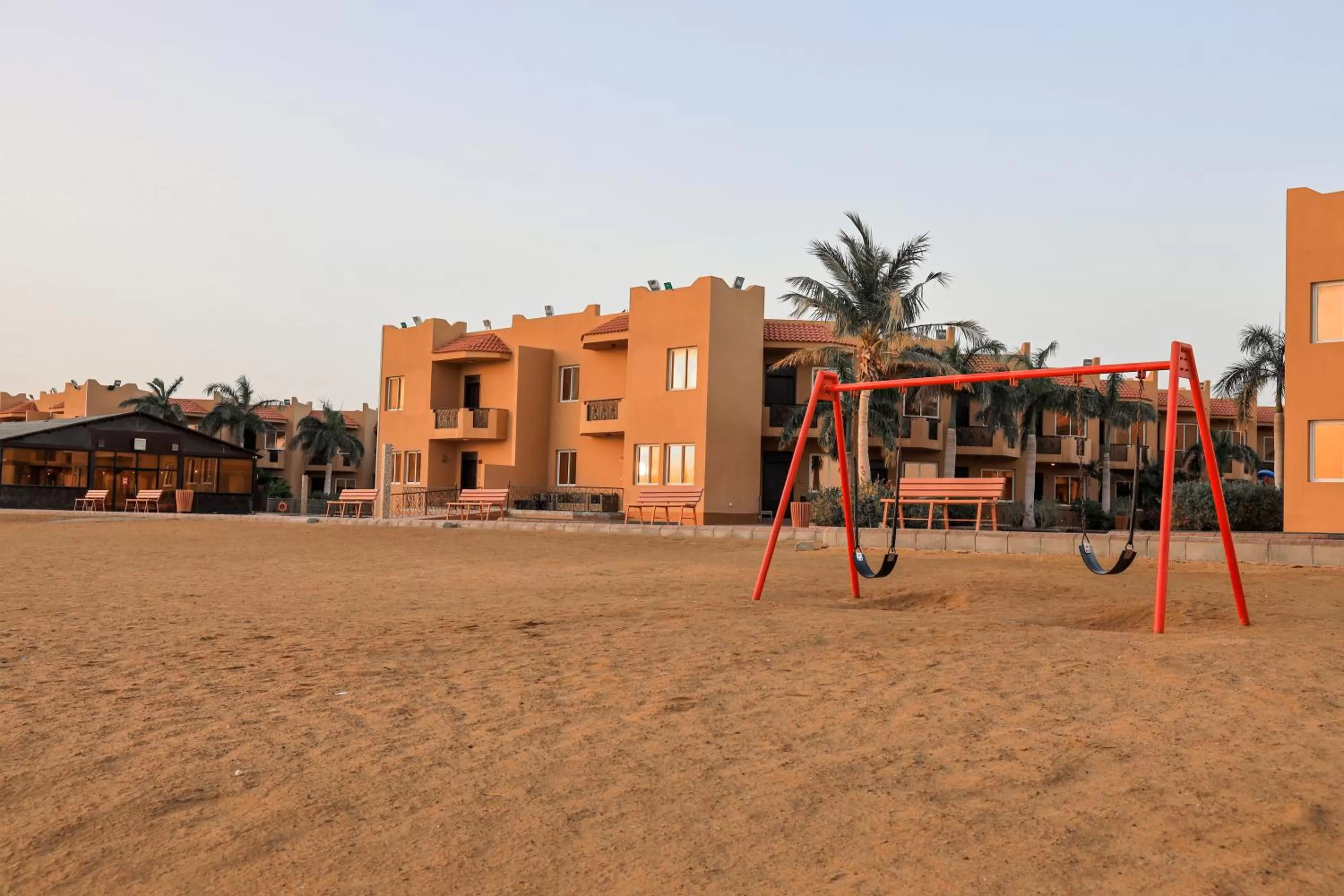 Property building, Children's Play Area in منتجع الاحلام ينبع & Alahlam Resort Yanbu