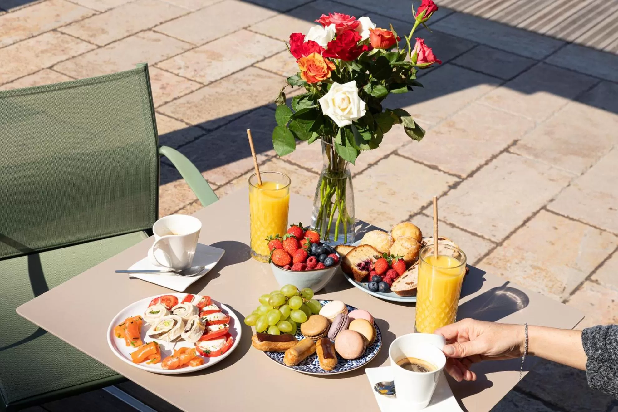 Breakfast in Best Western Hotel du Roy d'Aragon