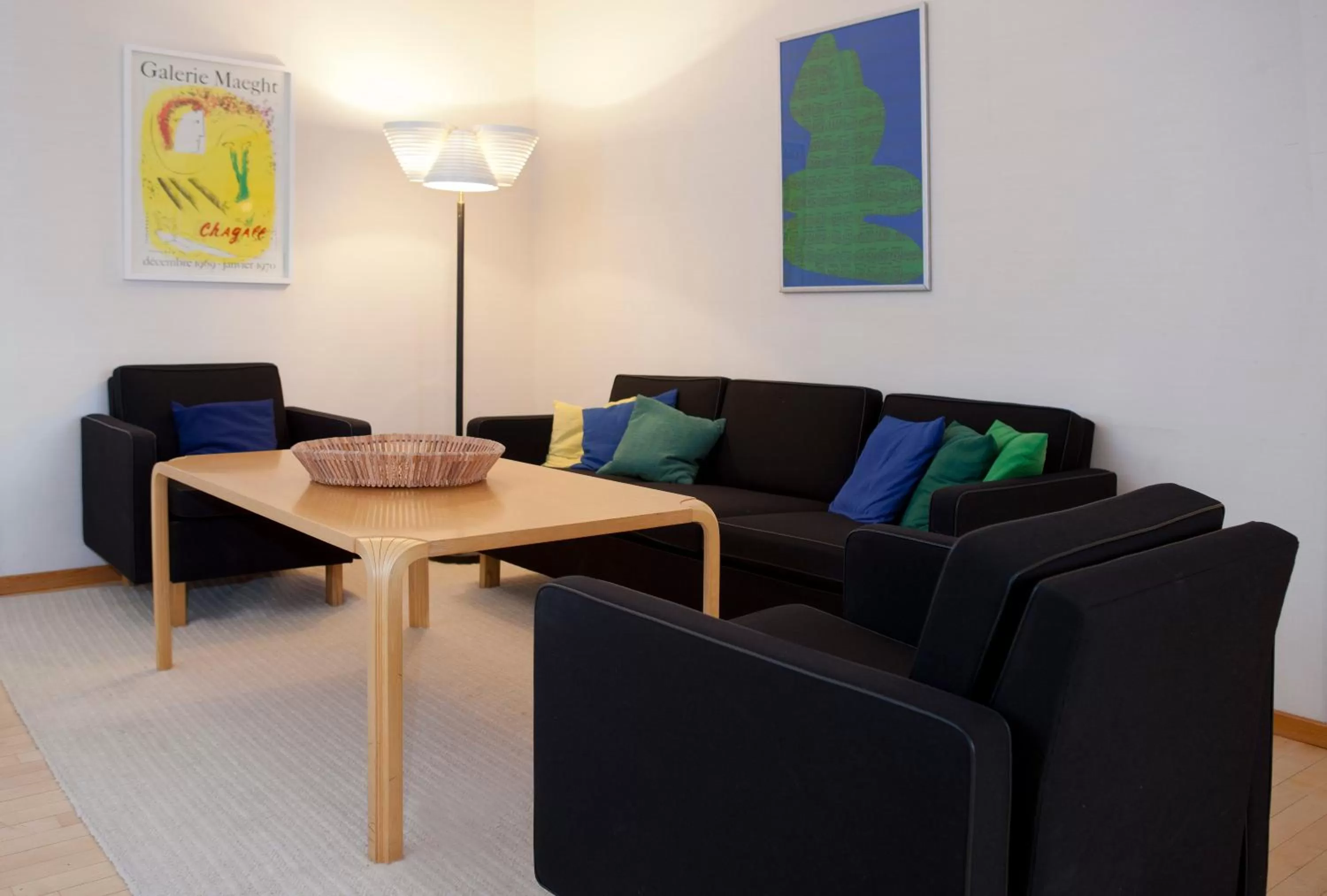 Living room in Ahlströmin Ruukki Noormarkku