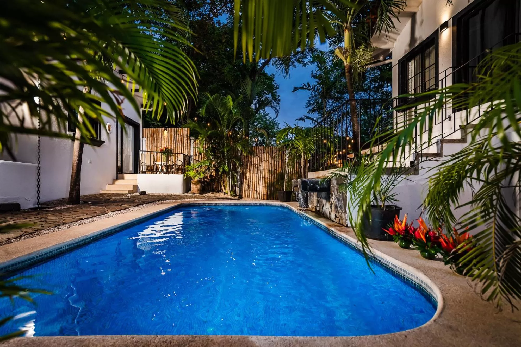Pool view in Hotel Gardenia Tamarindo