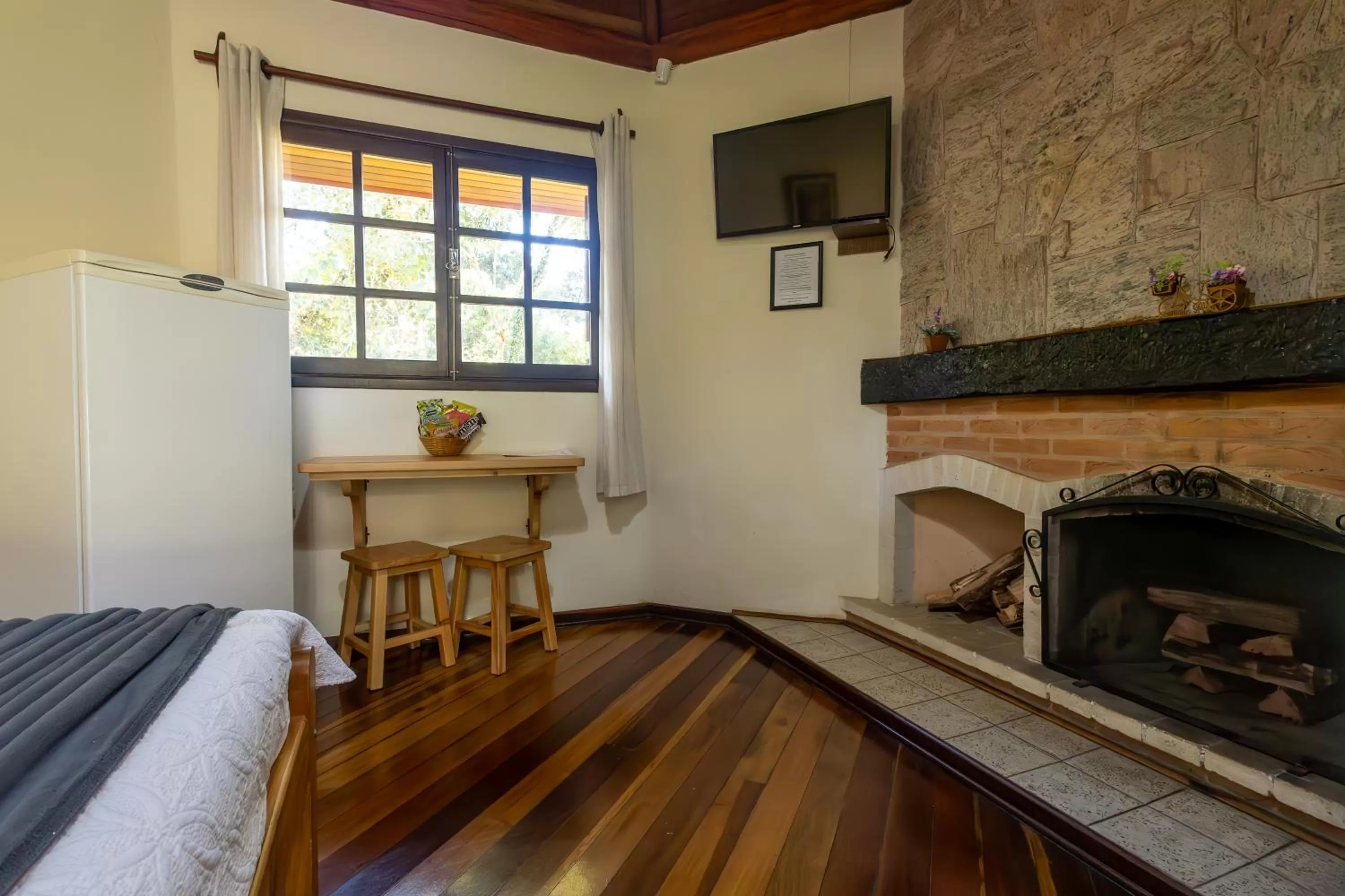 Kitchen/Kitchenette in Chalés 3 Pinheiros