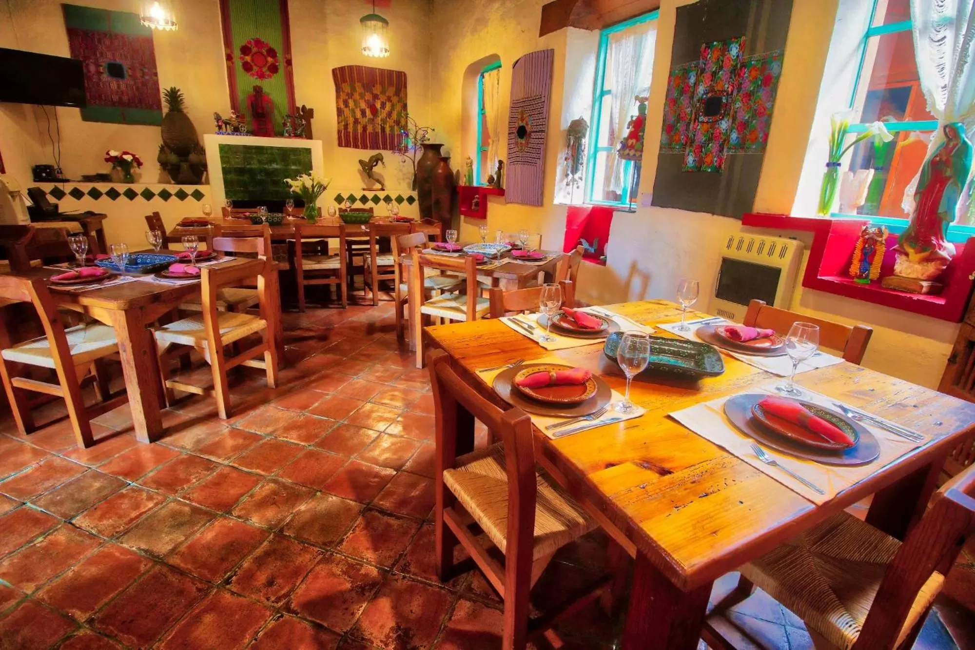 Dining area in Hotel Casa Encantada