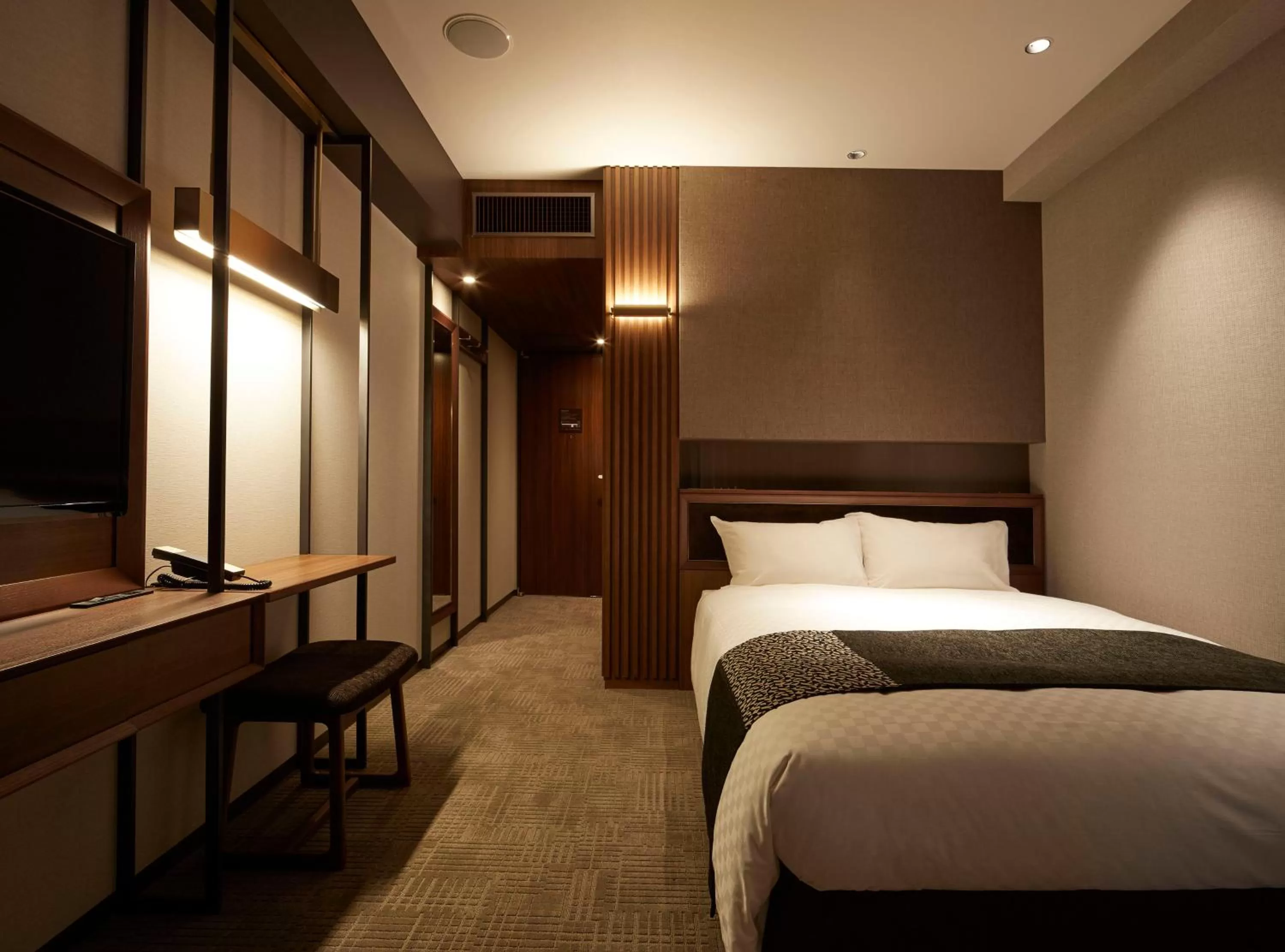 Photo of the whole room, Bed in Hotel Trad Hakata