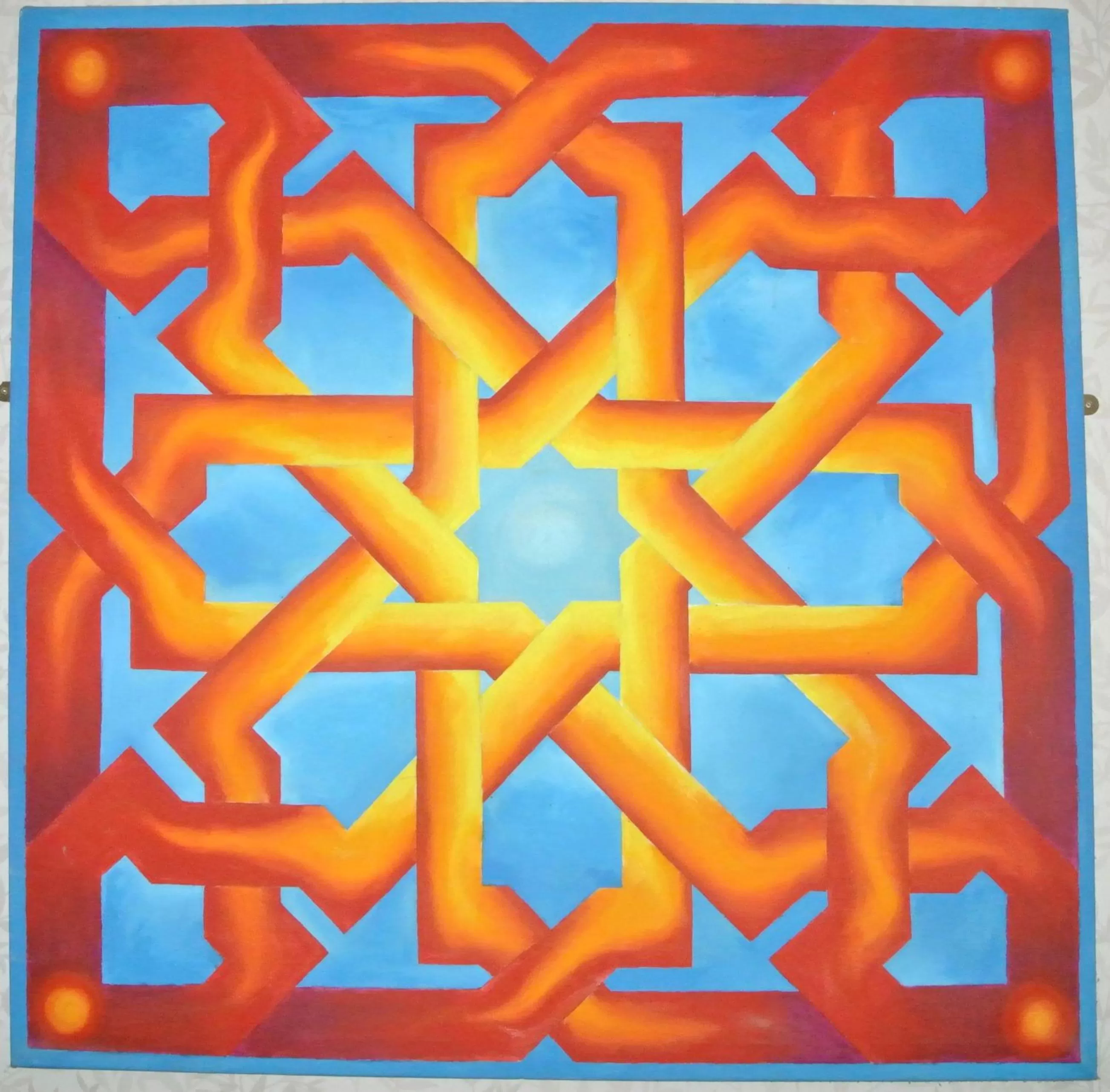 Decorative detail in St Athans Hotel