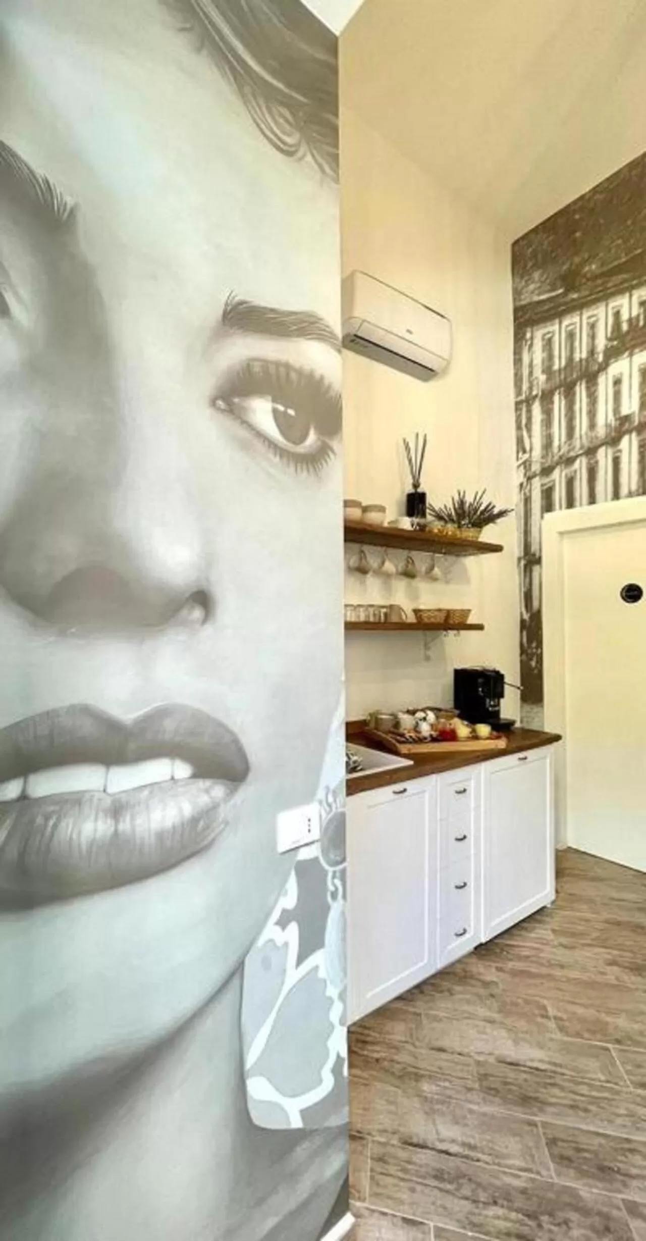 Kitchen or kitchenette in Granoro Gragnano B&B