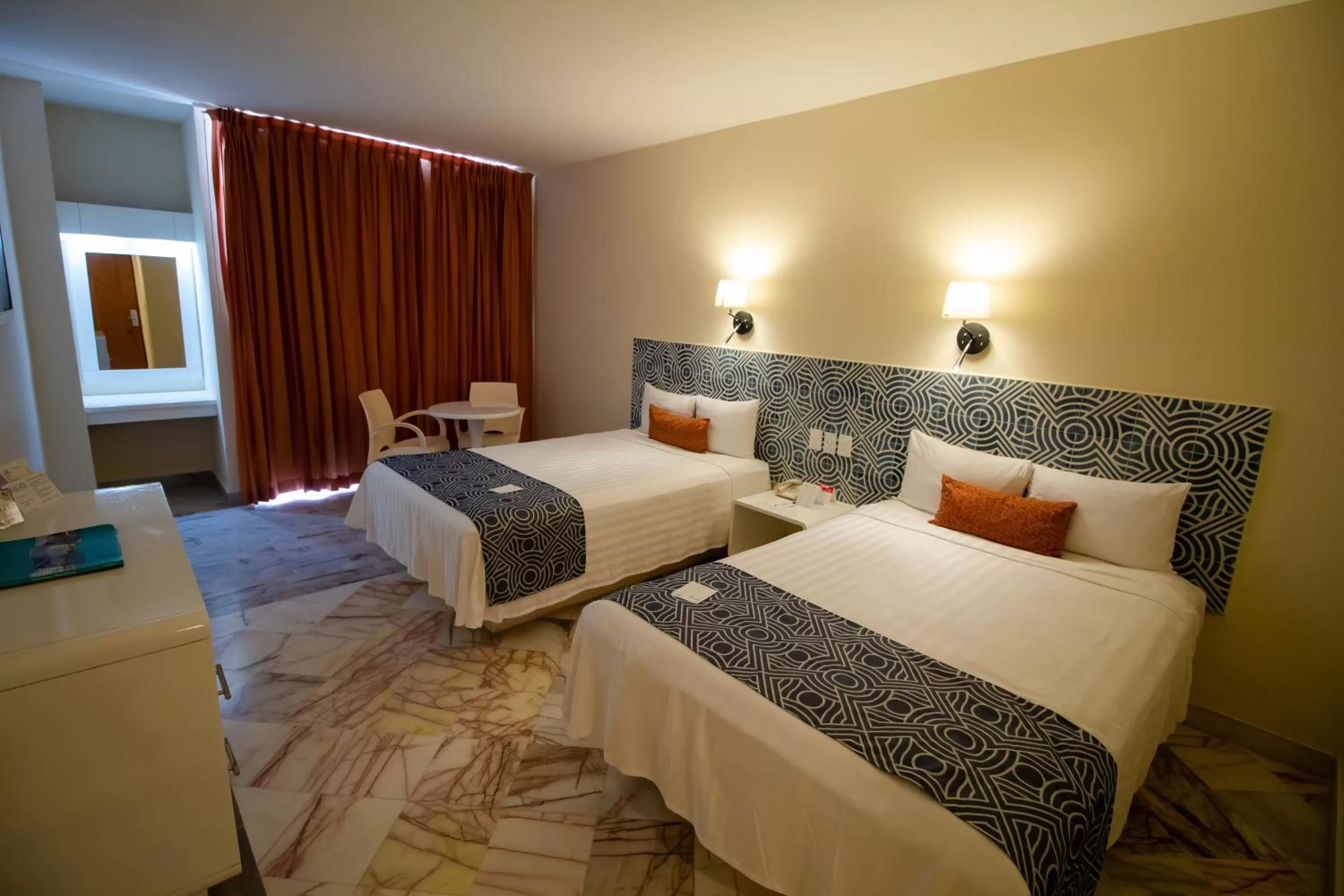 Double Room with Two Double Beds Mountain View in Oceano Palace