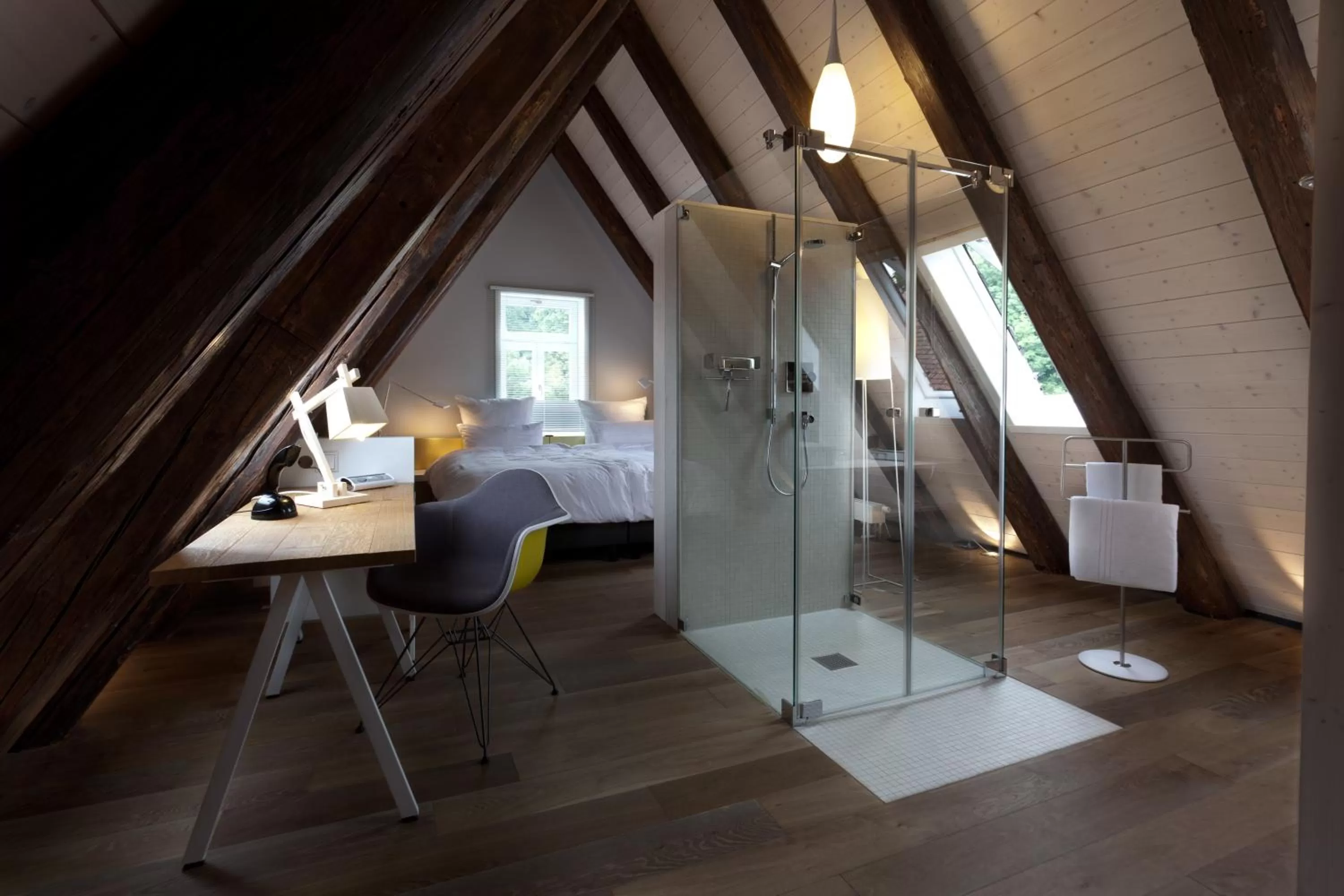 Shower in Hotel Scholl