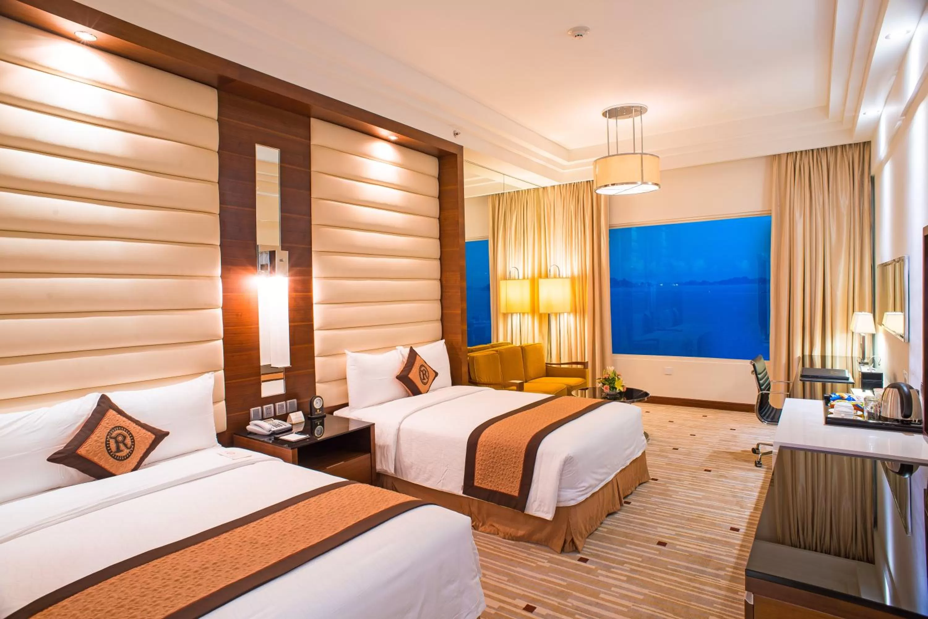Photo of the whole room, Bed in Royal Halong Hotel