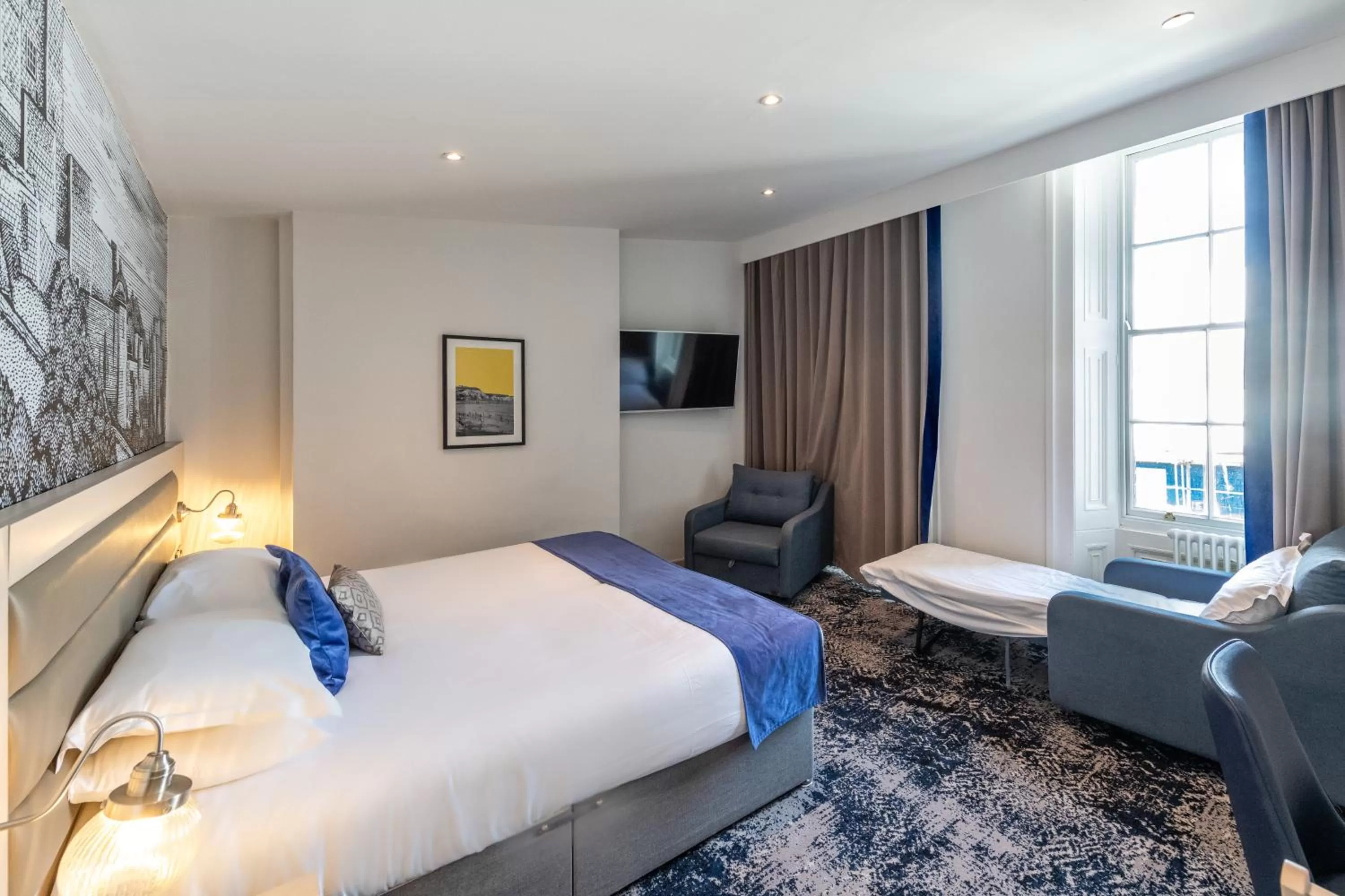 Bedroom, Bed in Dover Marina Hotel & Spa, Tapestry Collection by Hilton