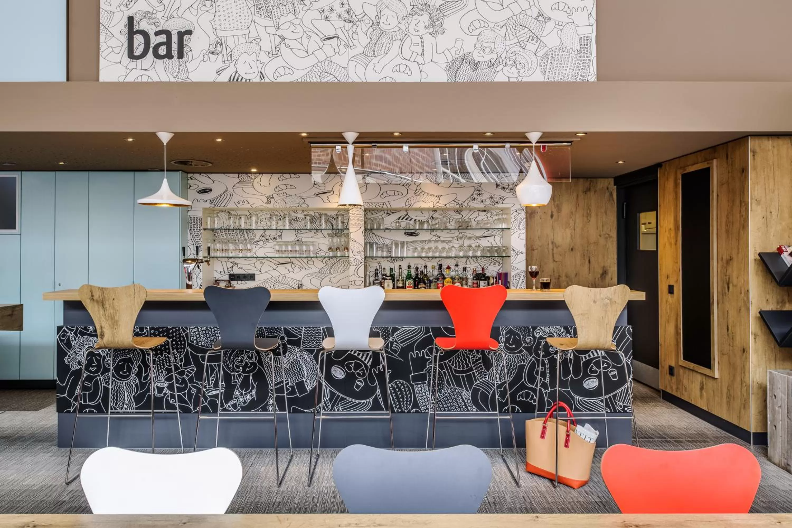 Lounge or bar in Ibis Münster City