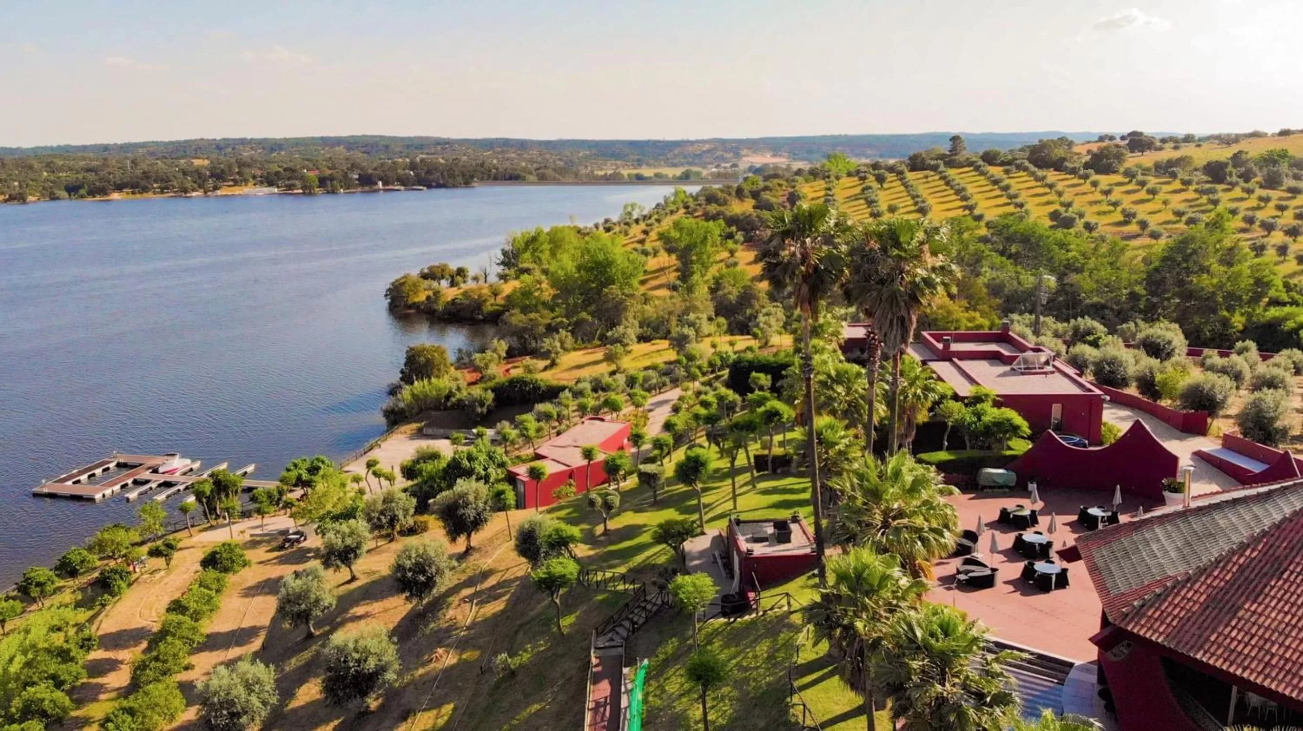 Bird's eye view in Montargil Monte Novo