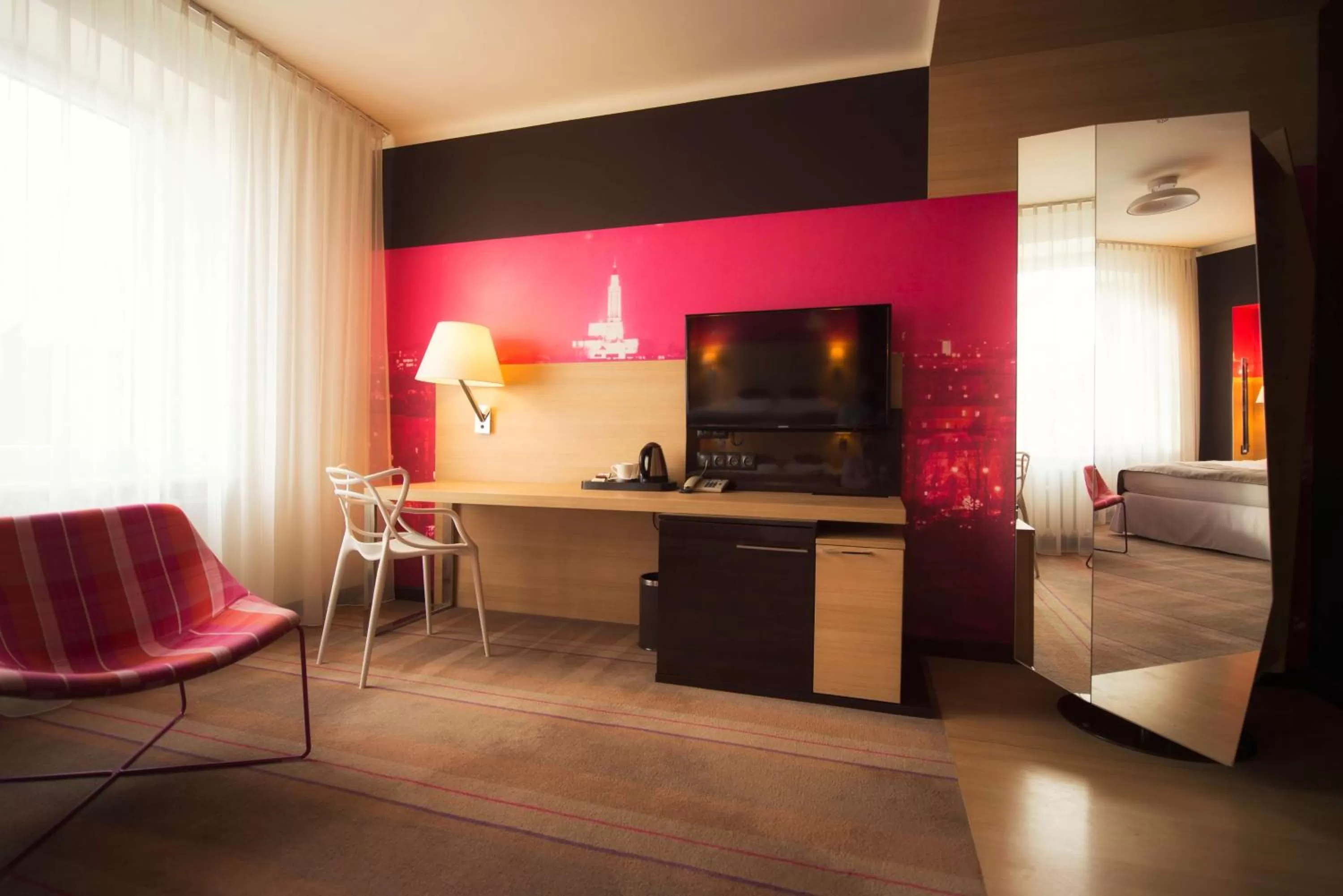 Bed in Hotel Cristal Białystok