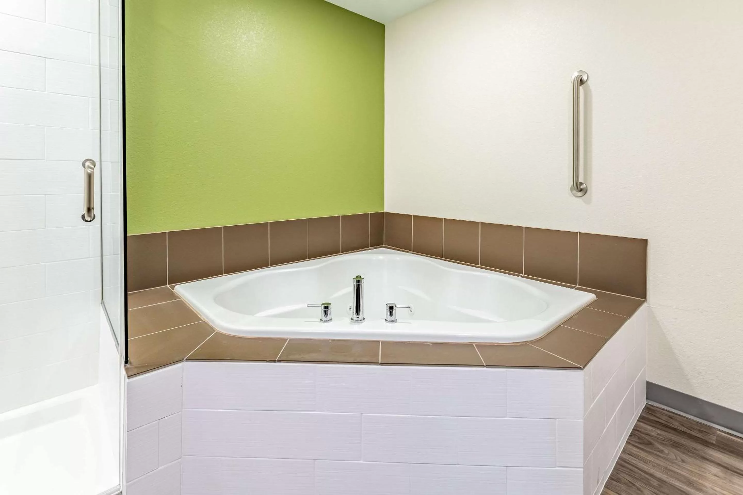 Bathroom in Sleep Inn & Suites Mt Hope near Auction & Event Center