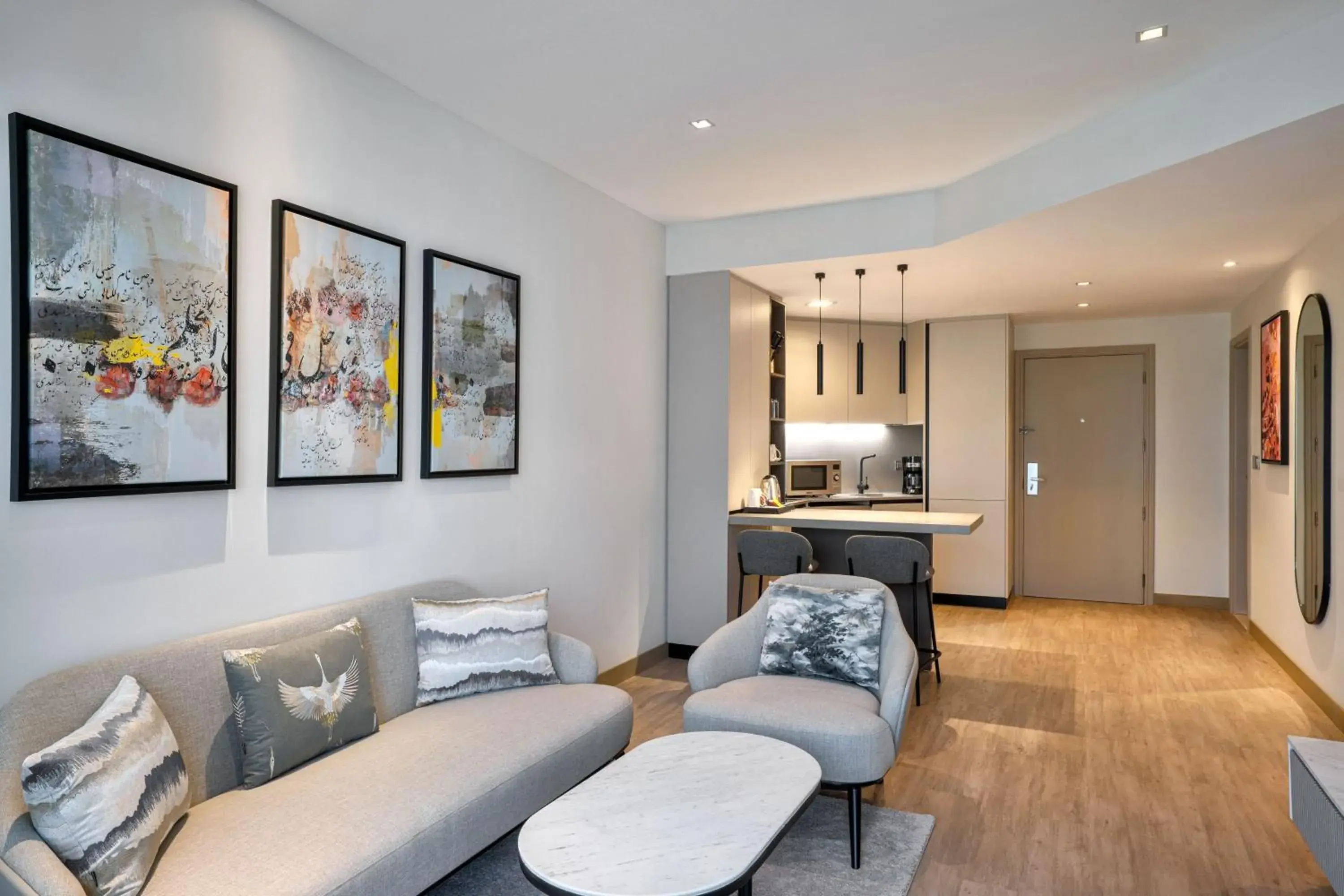 One Bedroom Suite with 1 Queen Bed - City View - Includes 20% Off Food & Beverage in Residence Inn by Marriott Sheikh Zayed Road, Dubai One Bedroom Suite with 1 Queen Bed - City View - Includes 20% Off Food & Beverage in Residence Inn by Marriott Sheikh Zayed Road, Dubai