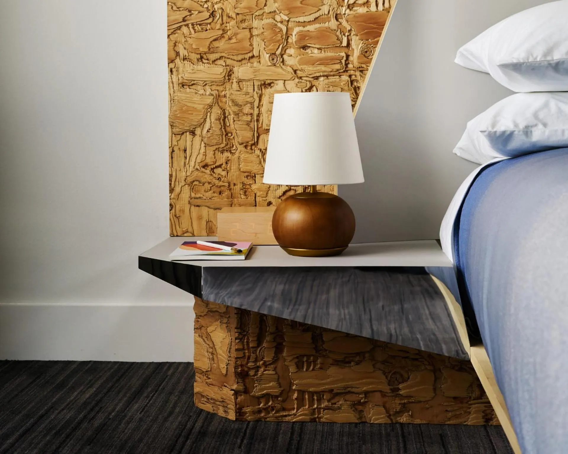 Decorative detail, Bed in The LINE Austin