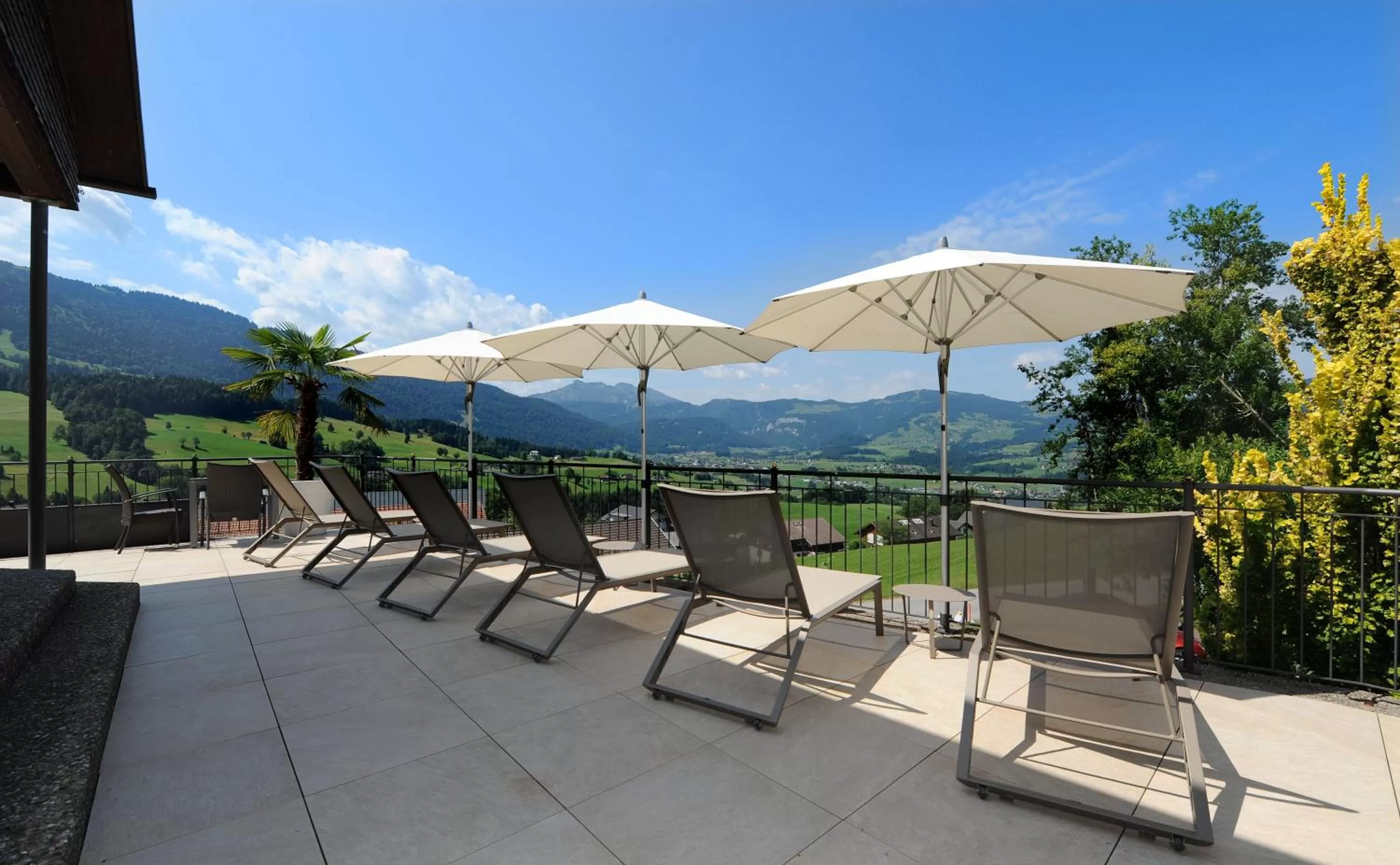 Balcony/Terrace in St Hubertus BnB