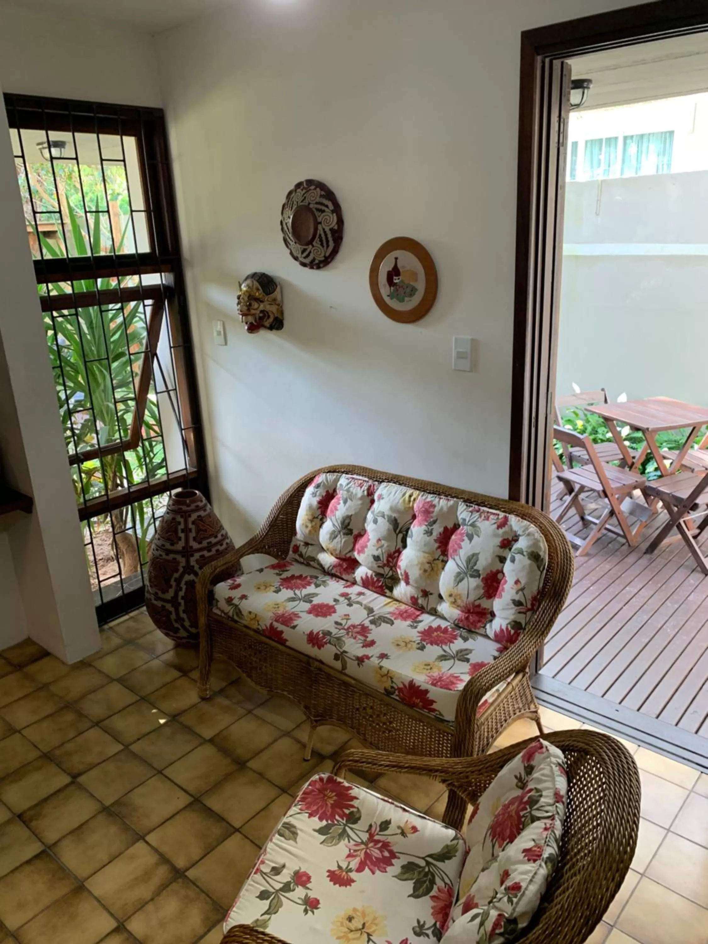 Seating Area in Beach House Floripa