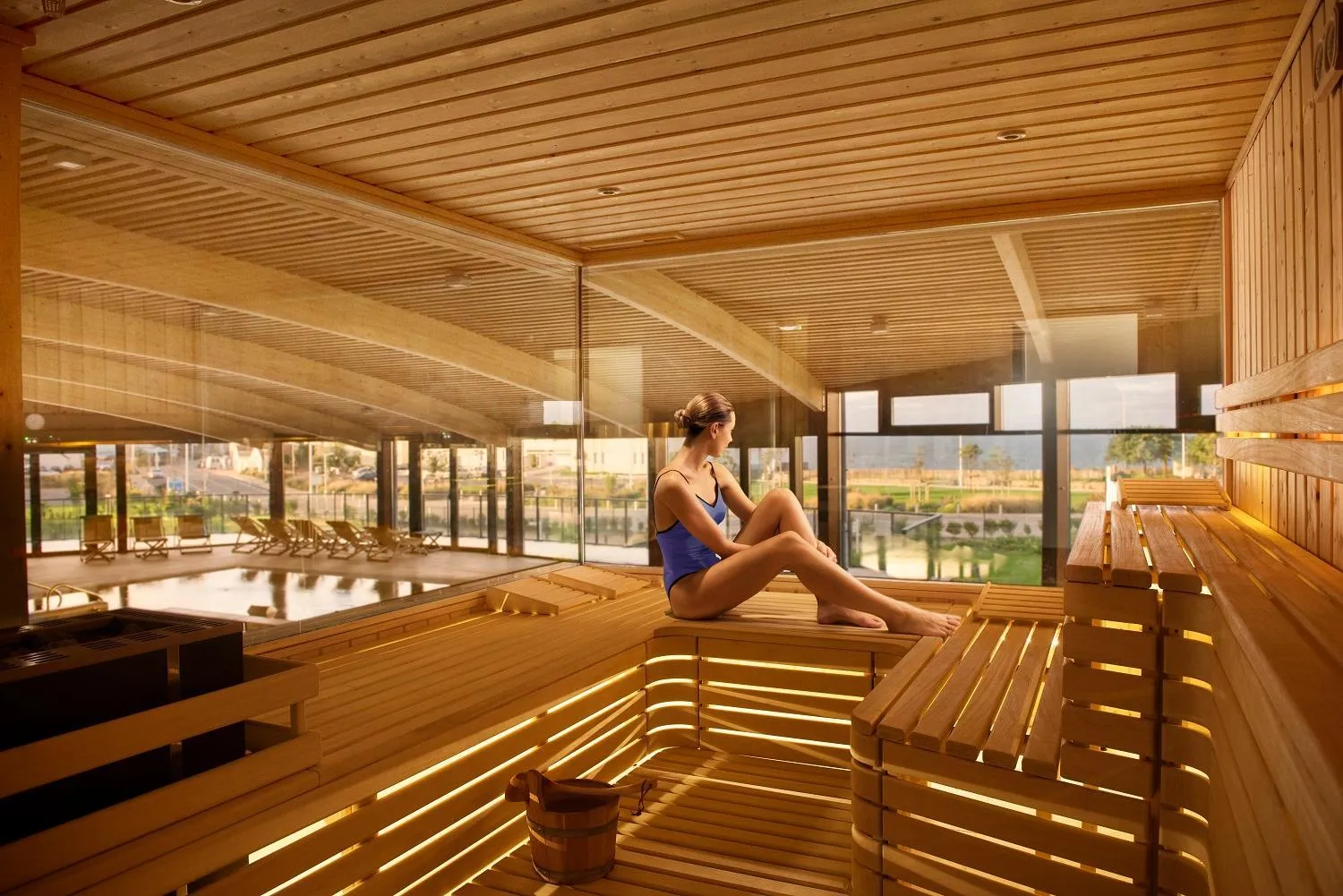 Sauna in Thalasso Concarneau Spa Marin Resort