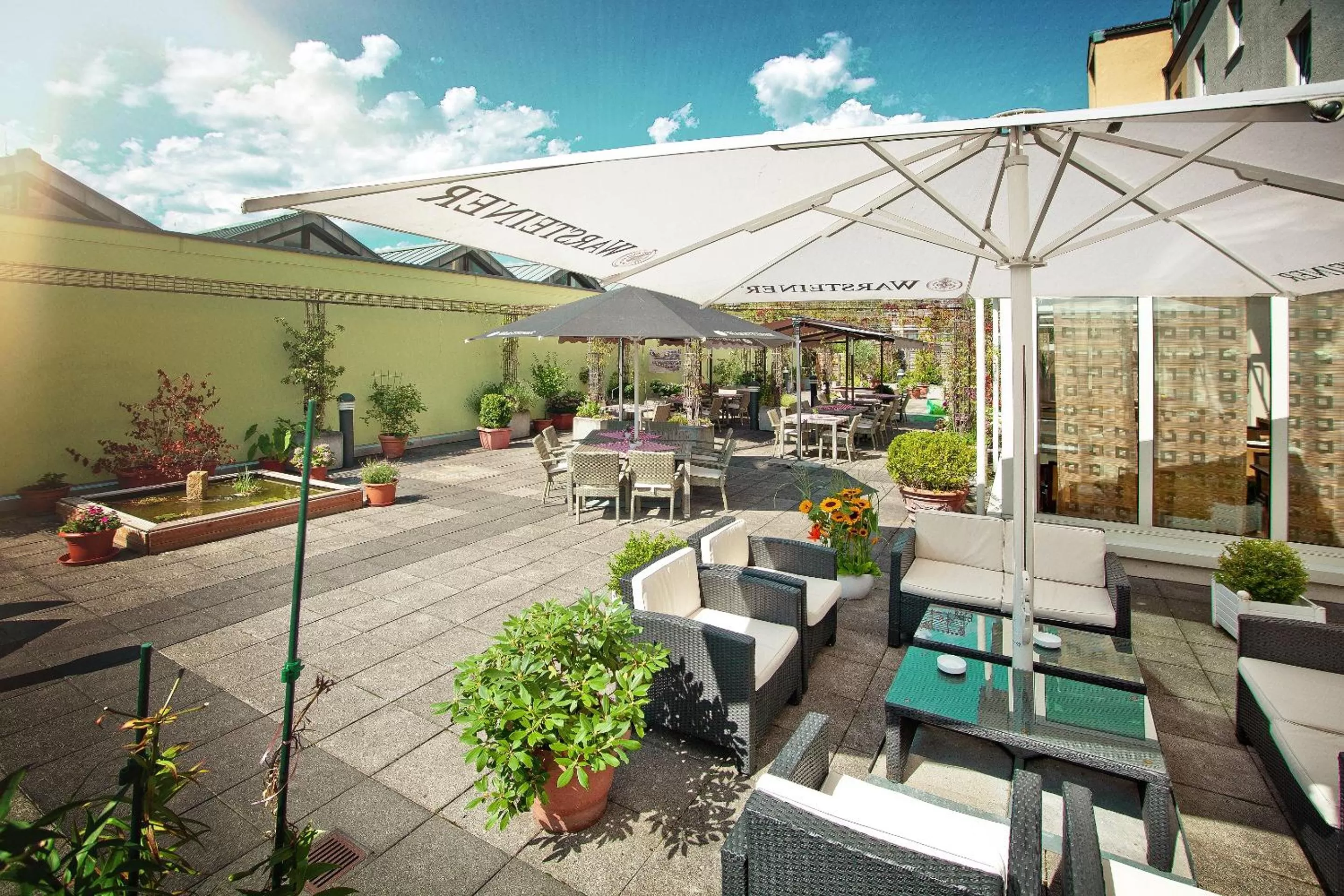 Balcony/Terrace in Best Western Hotel President