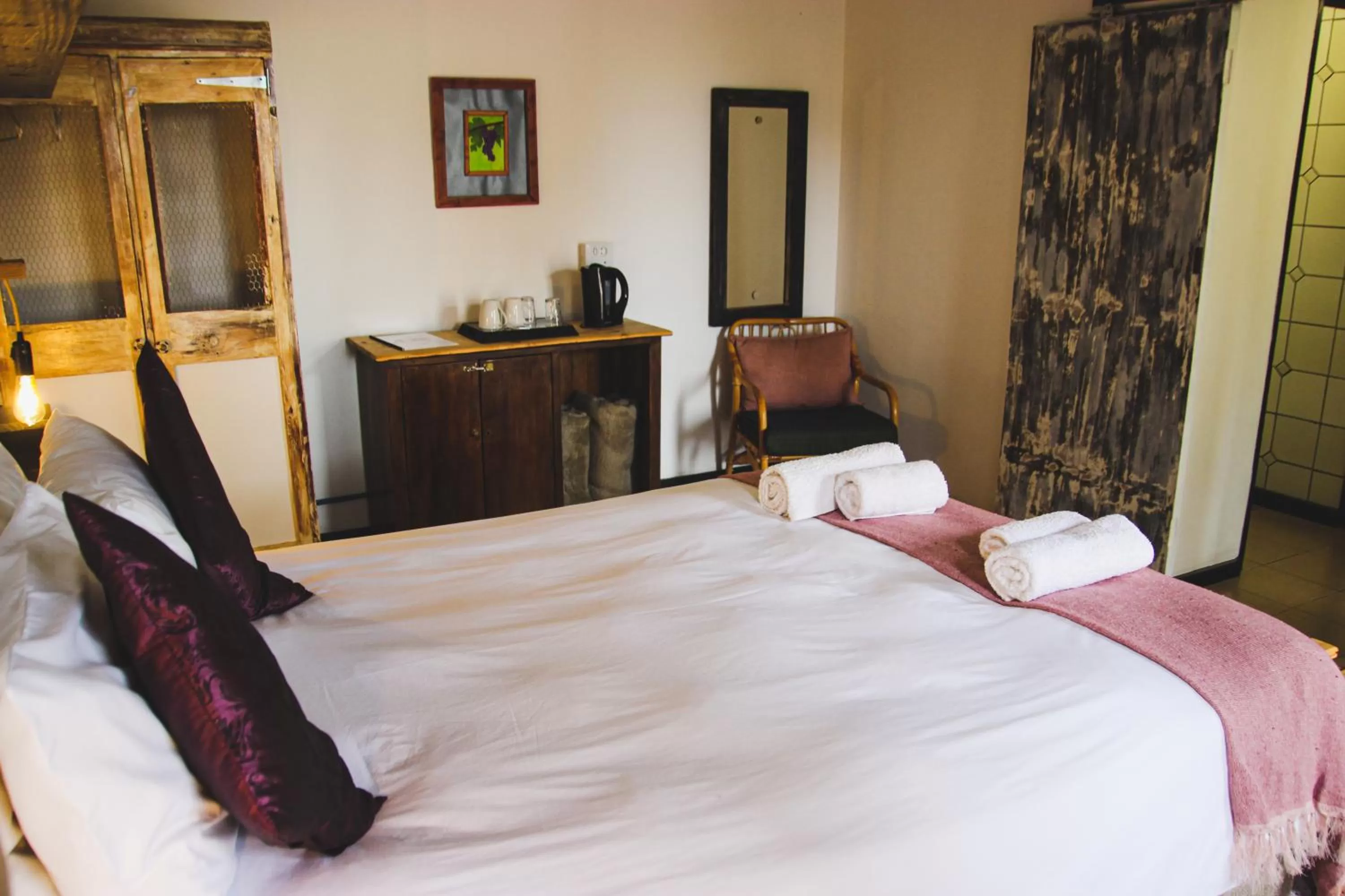 Bed in The Residence at Villa Wiese