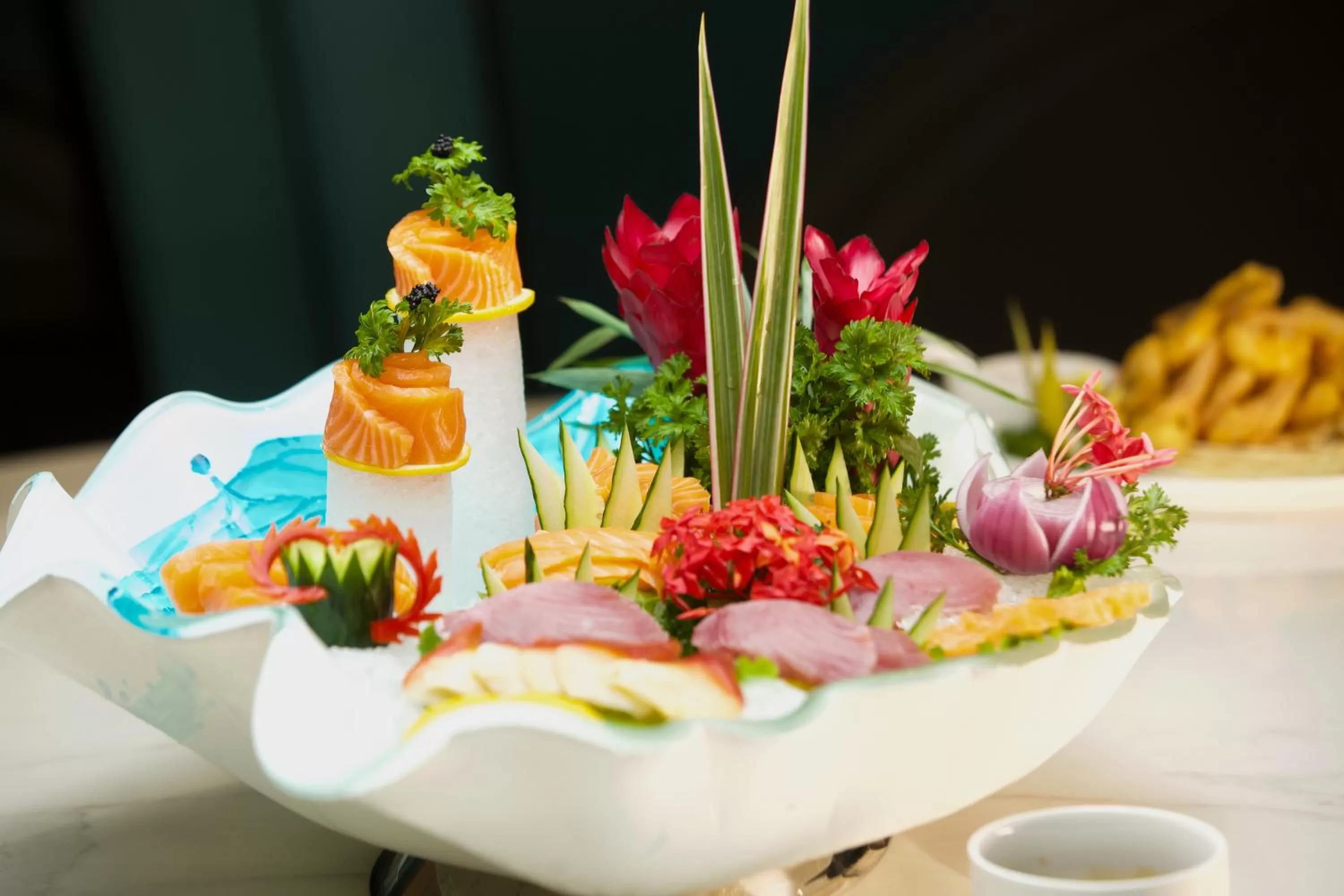 Dinner, Food in Hôtel FAMILLE MONDIALE