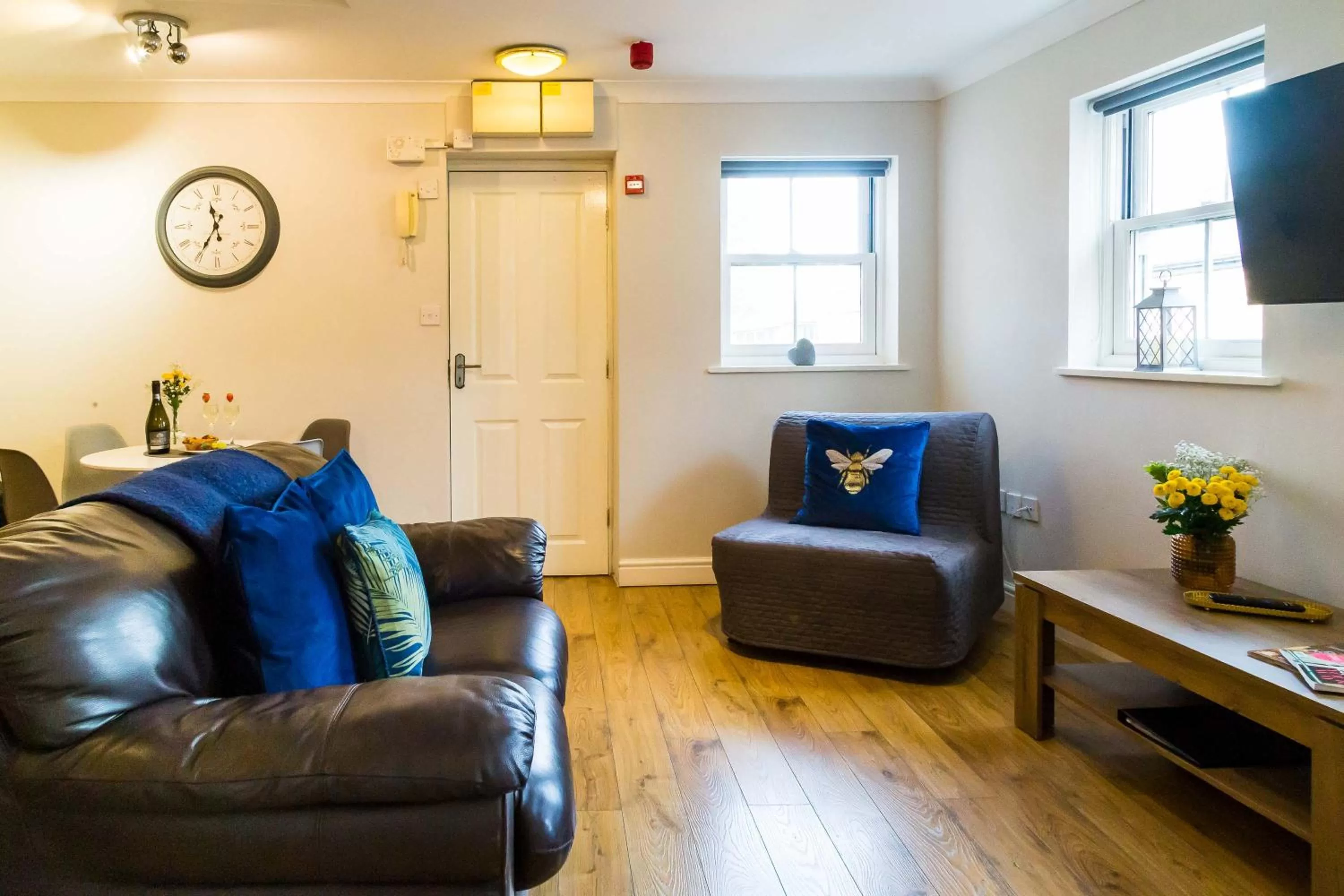 Living room in Goodramgate Apartments