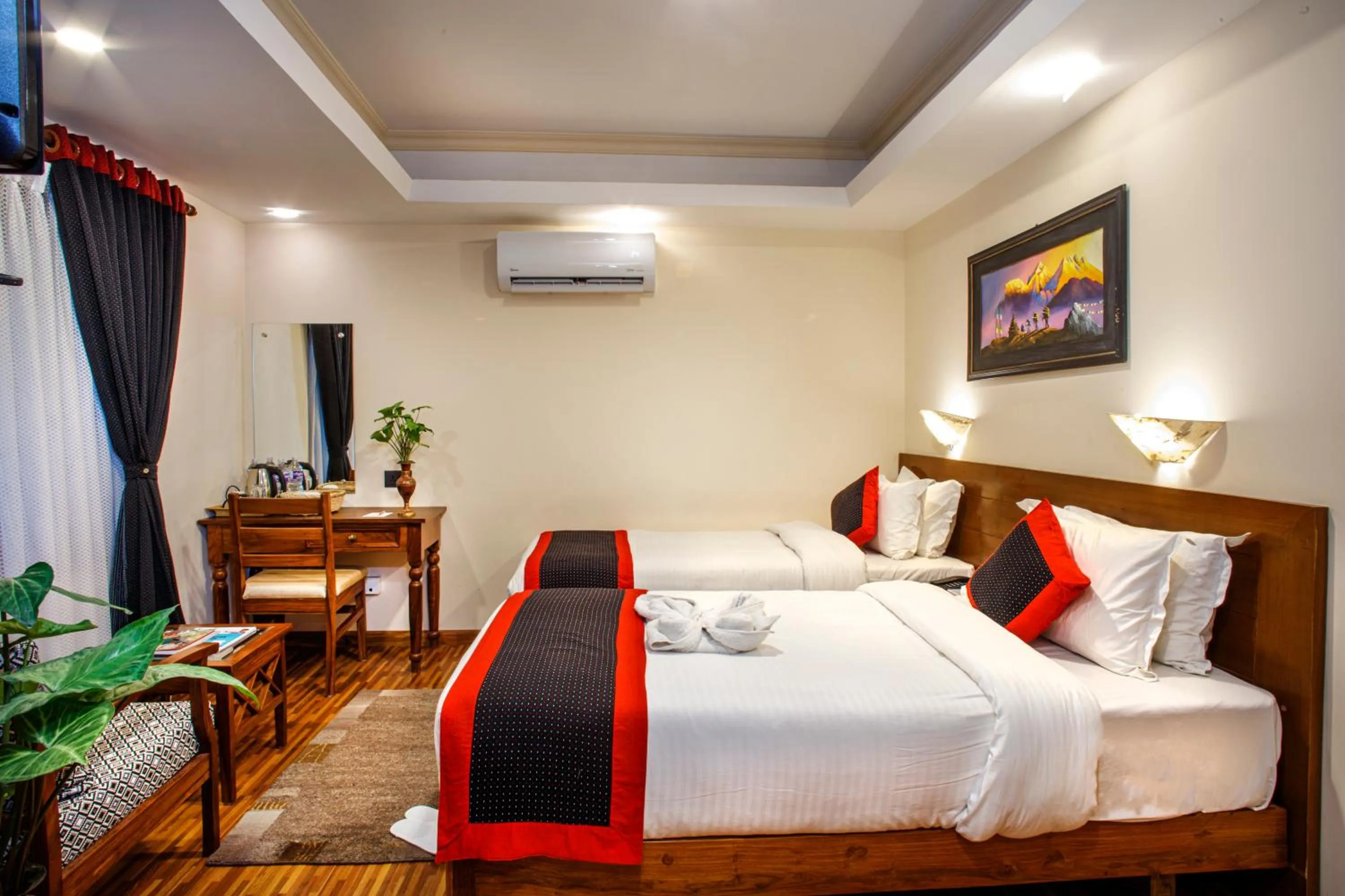 Bedroom, Bed in Taleju Boutique Hotel