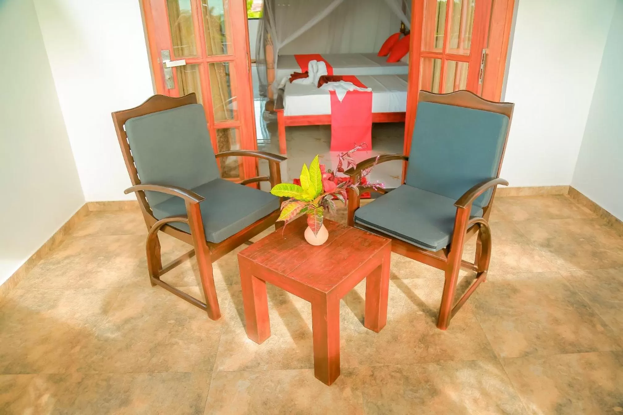 Patio, Seating Area in Chami Villa Bentota