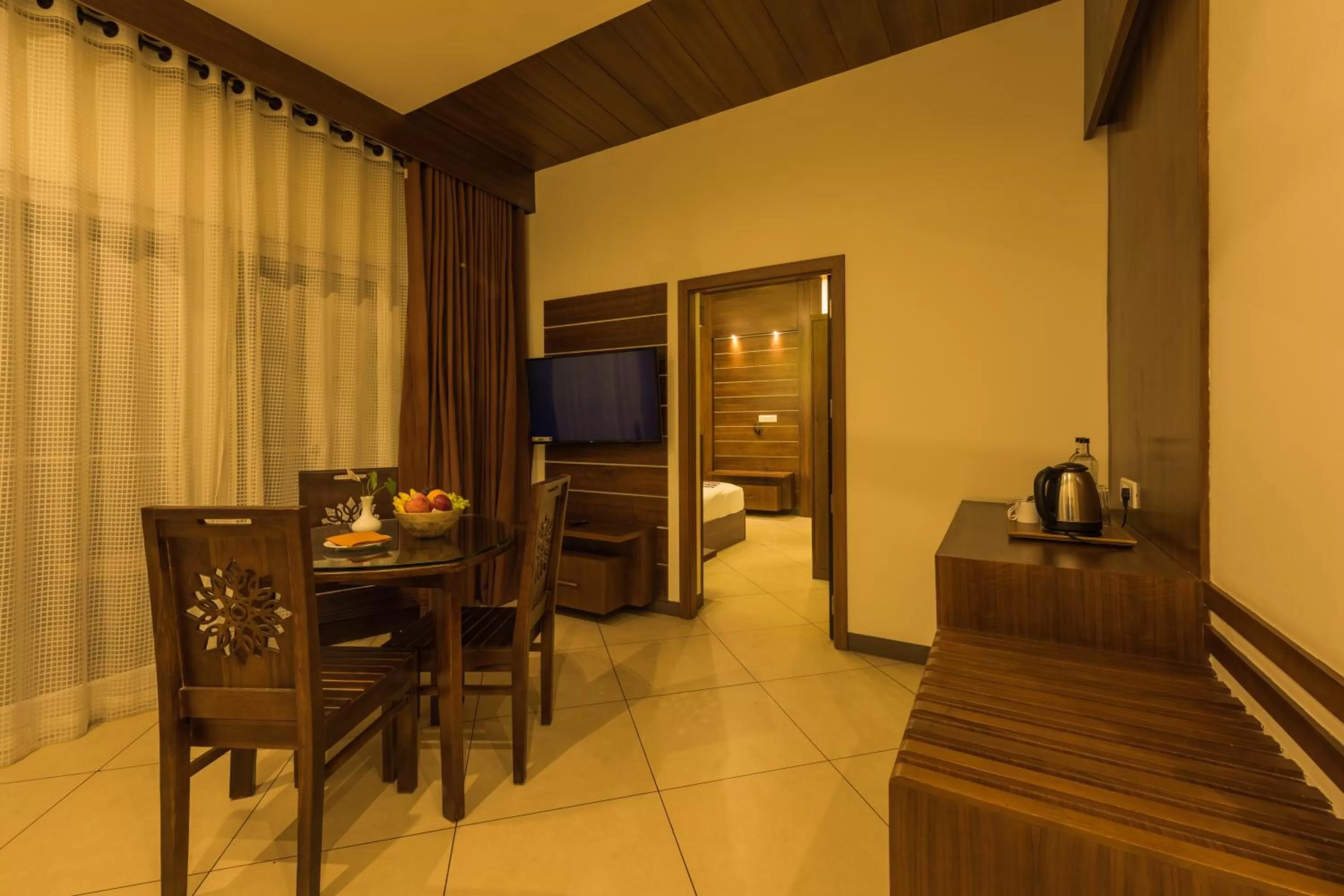 Living room, Dining Area in Trivers Resort Munnar